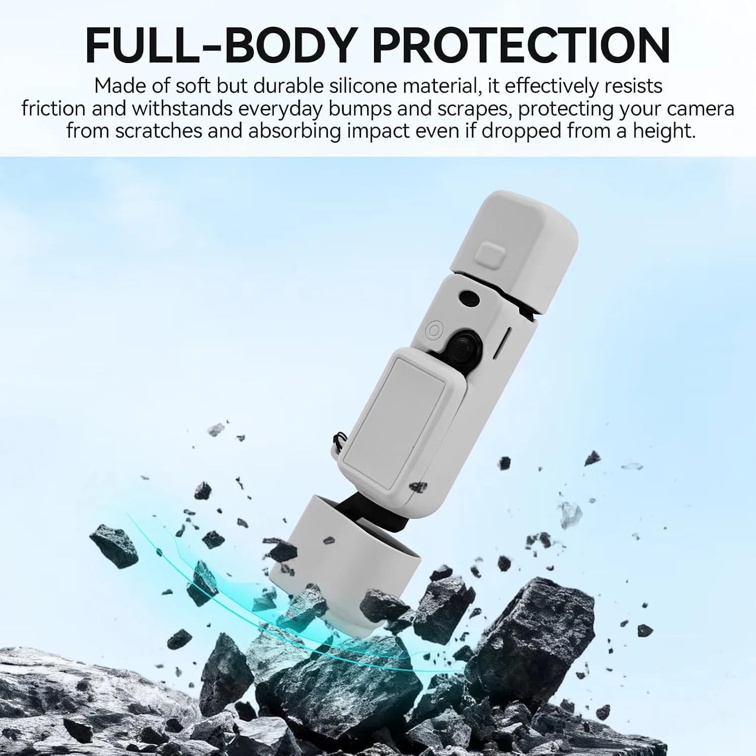Protective Case for DJI Osmo Pocket 3/Xtra Muse Camera(Gray)