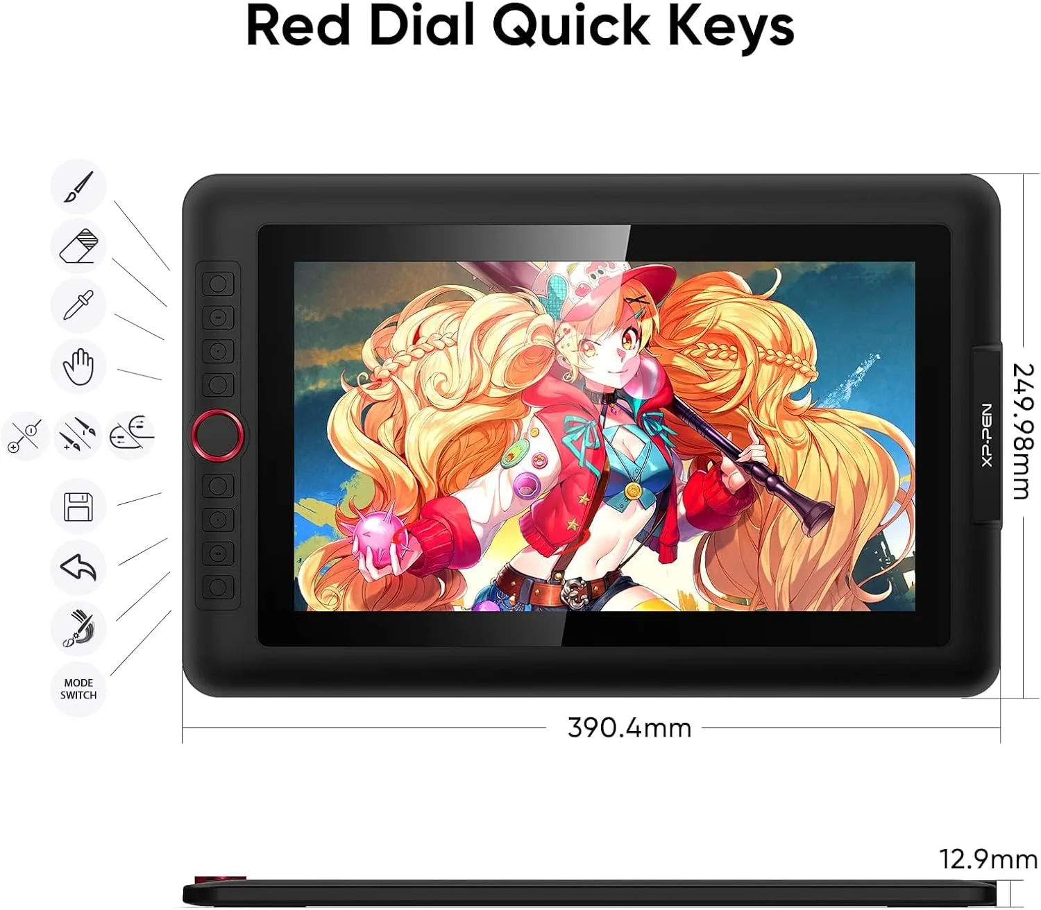 XPPen Artist 13.3 Pro V2 Drawing Tablet with Screen, 16K, Full-Laminated