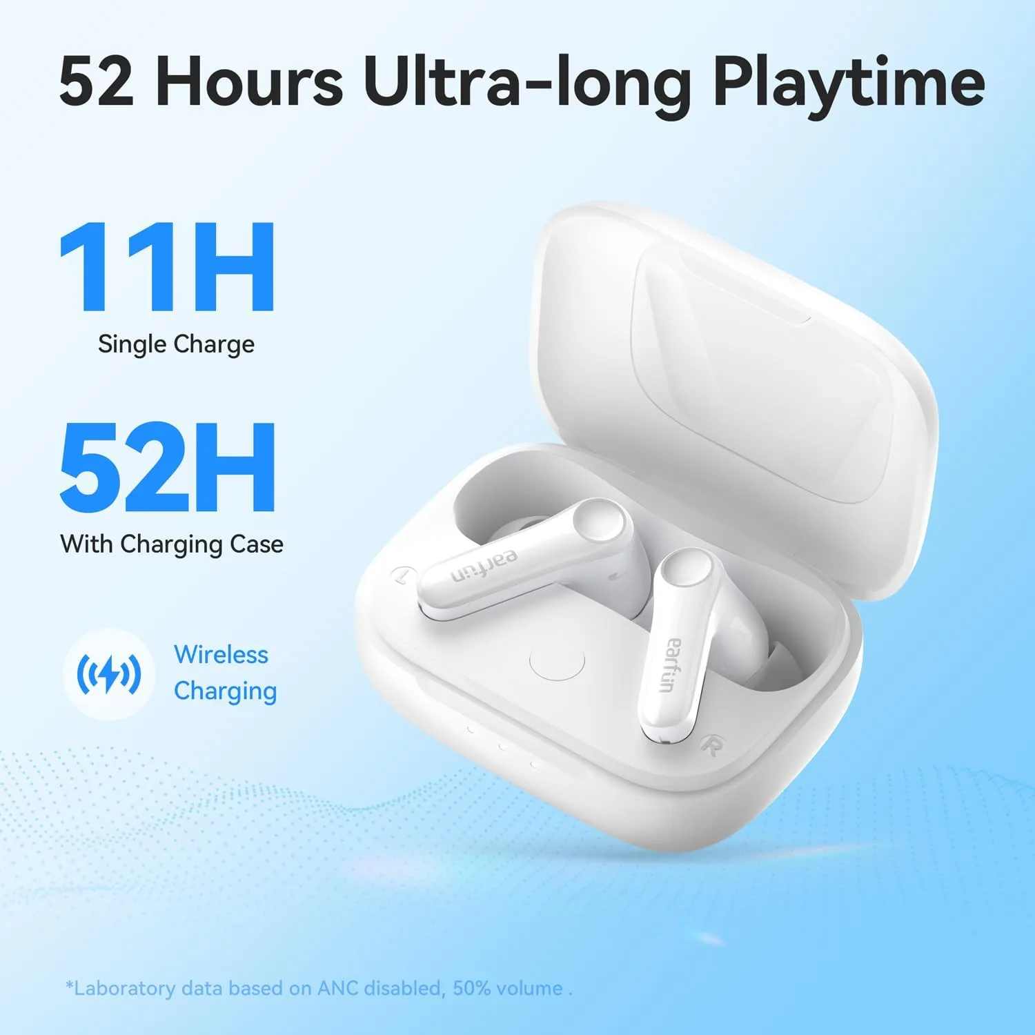 EarFun Air Pro 4 Adaptive Hybrid Noise Canceling Wireless Earbuds, 6 Mics