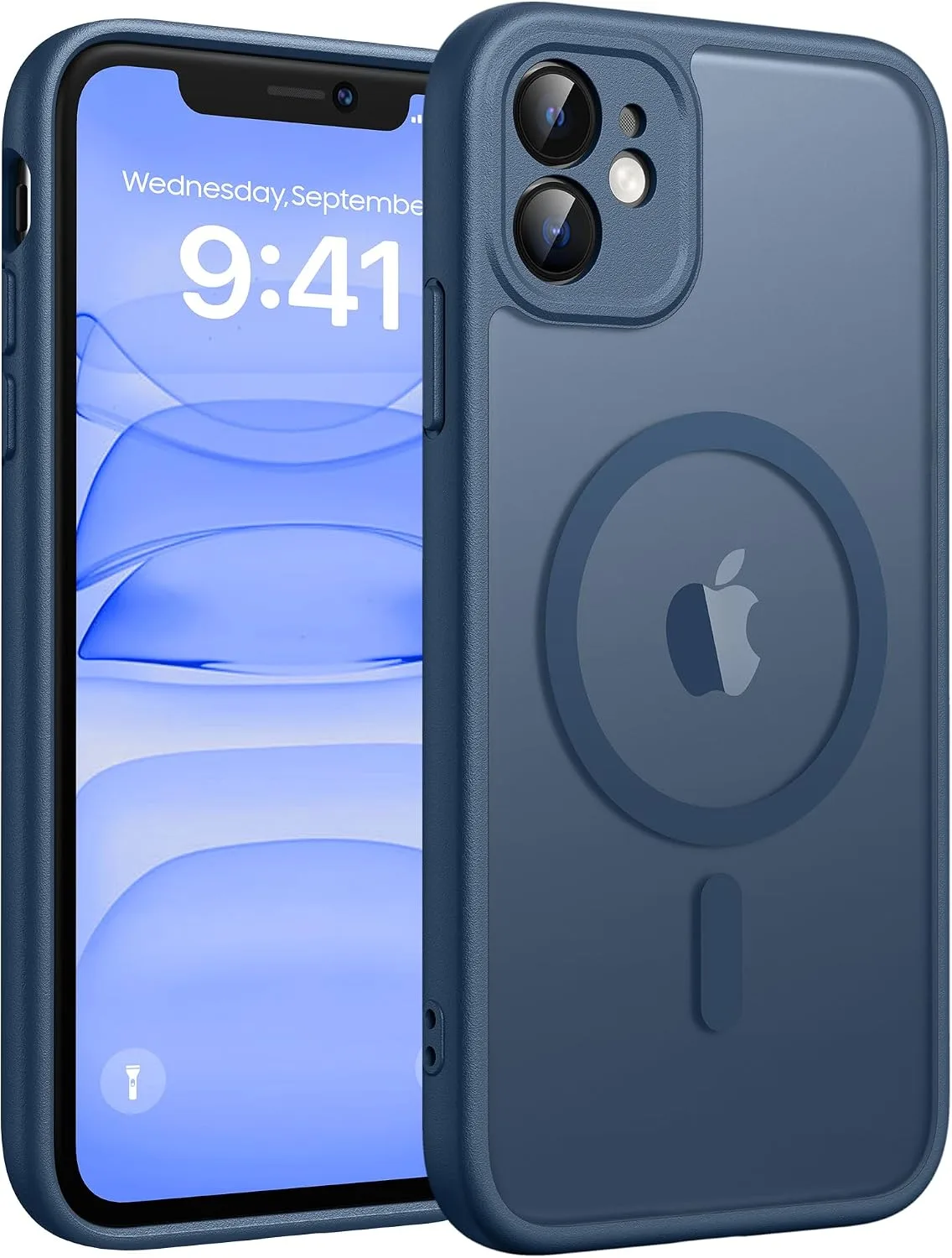 FNTCASE for iPhone 11 Phone Case, Fit for Magsafe, Blue
