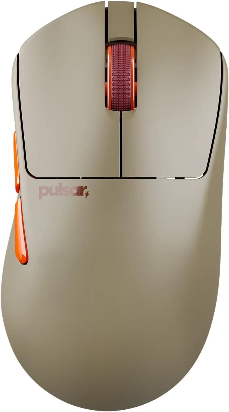 Pulsar Gaming Gears X3 Crazylight Wireless Gaming Mouse, Mini, Desert