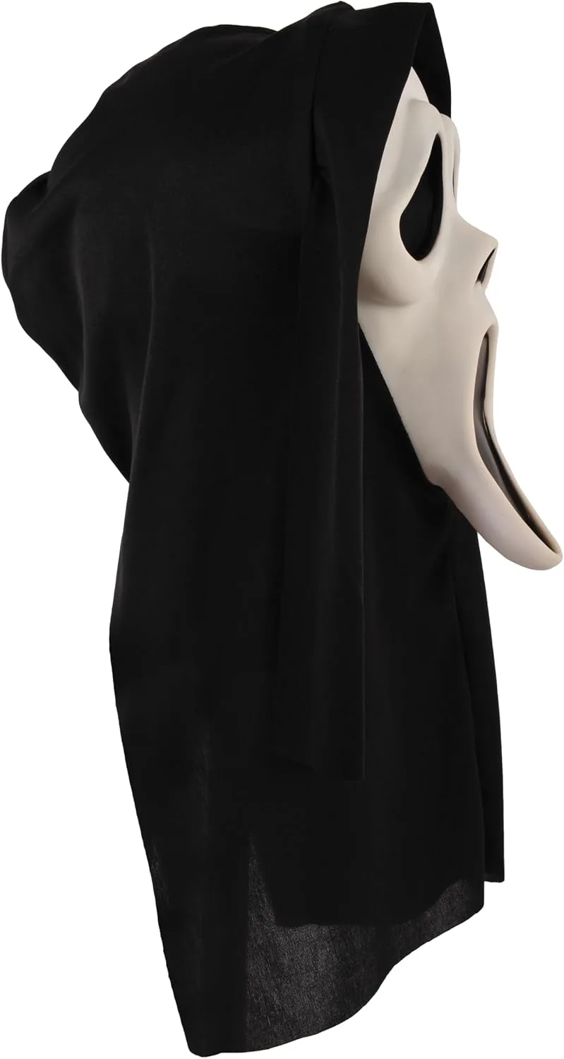 Adult Scream Mask | Classic Ghost Face Slasher, Horror Movie Killer Costume Accessory