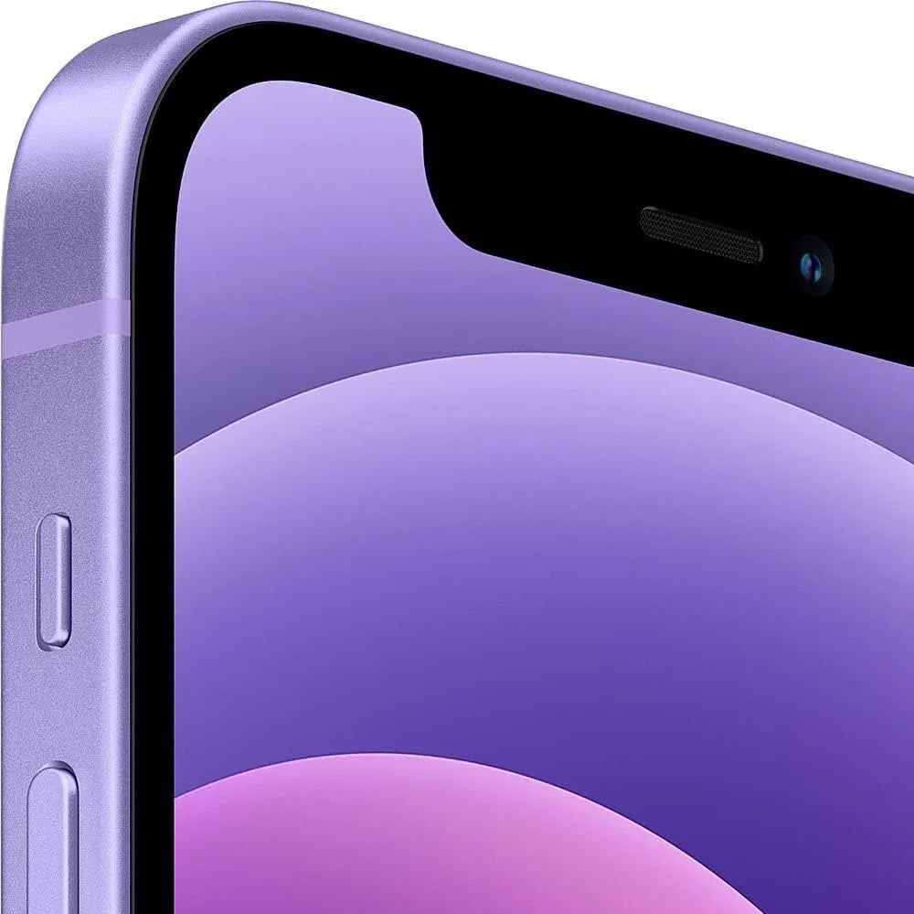 Apple iPhone 12, 128GB, Purple - Unlocked (Renewed)