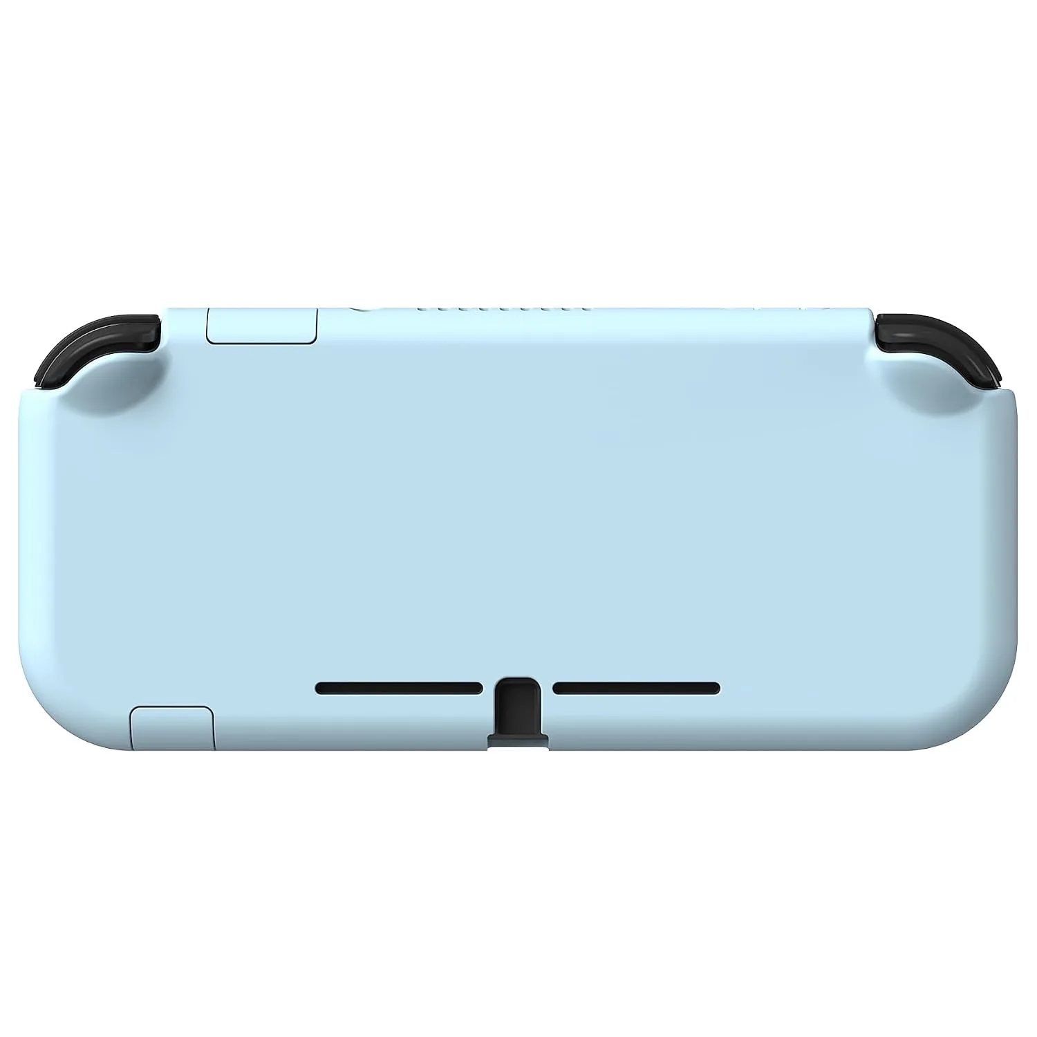 eXtremeRate PlayVital Heaven Blue Protective Grip Case for Nintendo Switch Lite, Hard Cover Protector for Nintendo Switch Lite - Screen Protector & Thumb Grips & Buttons Caps Stickers Included