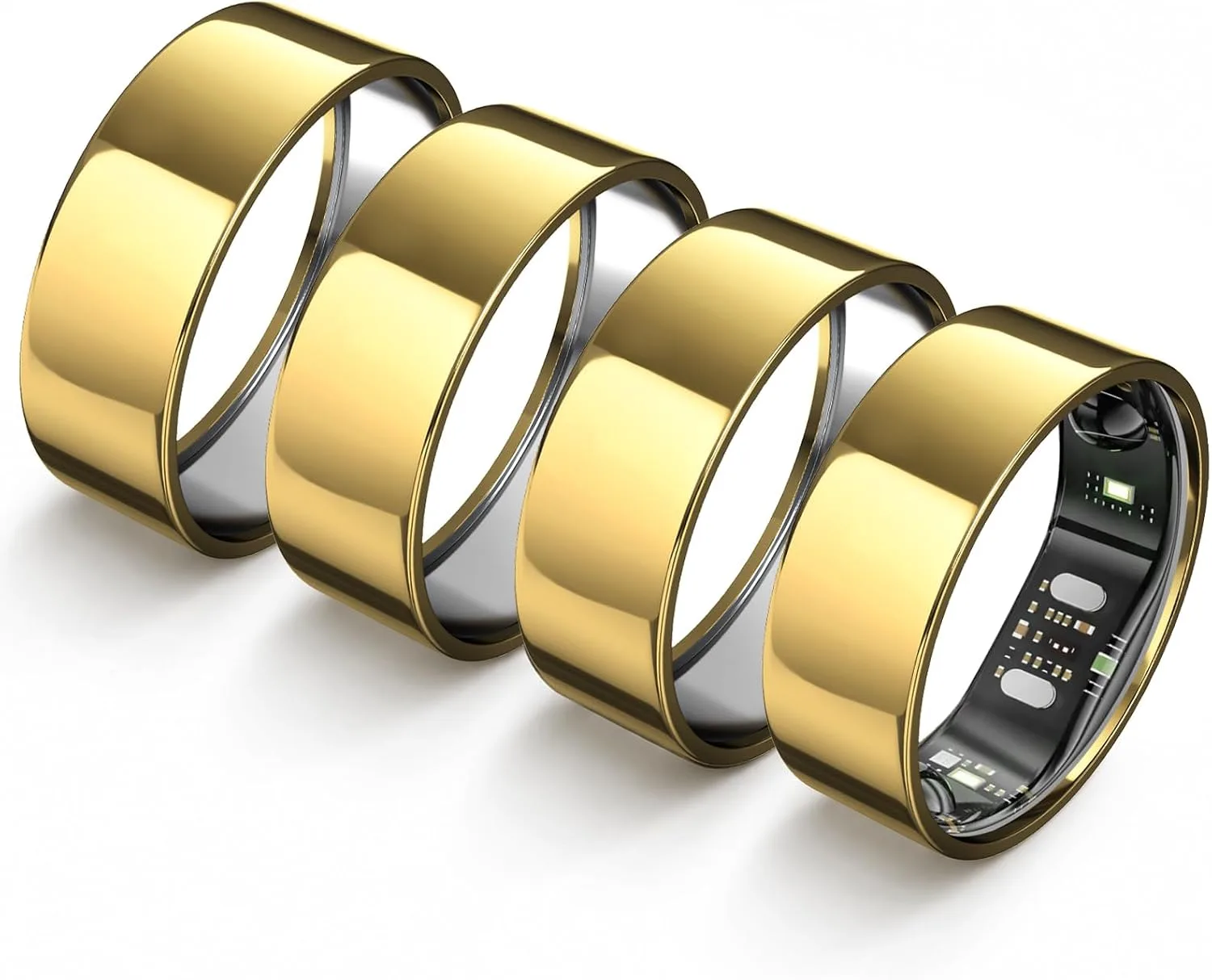 Protector TPU para anillo RingConn Gen 3 4 unidades transparente