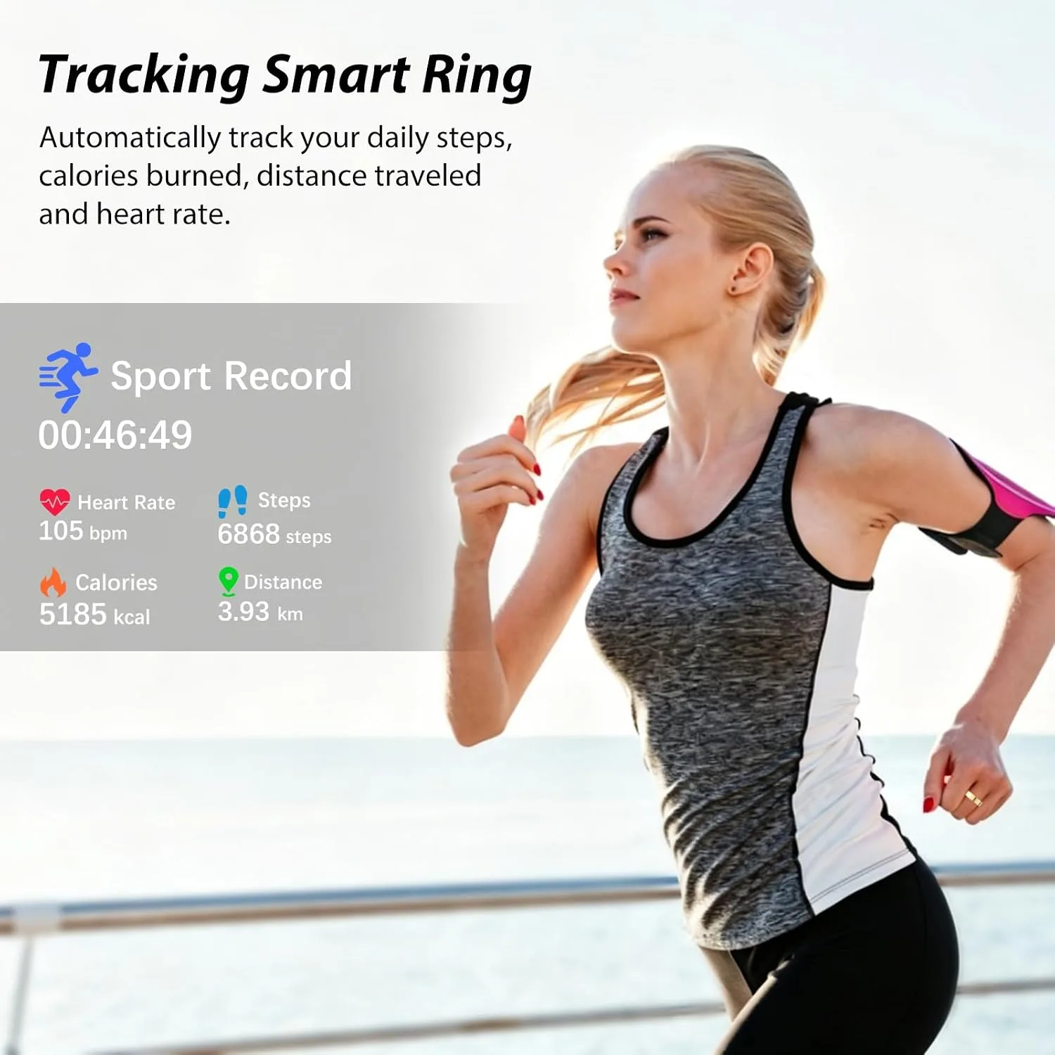 Smart Ring for Women, Health Ring, No Subscription Fee