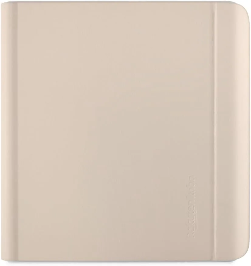 Kobo Libra Colour SleepCover Case | Sand Beige Notebook | Sleep/Wake Technology | Built-in 2-Way Stand | Vegan Leather | Compatible with 7” Kobo Libra Colour eReader