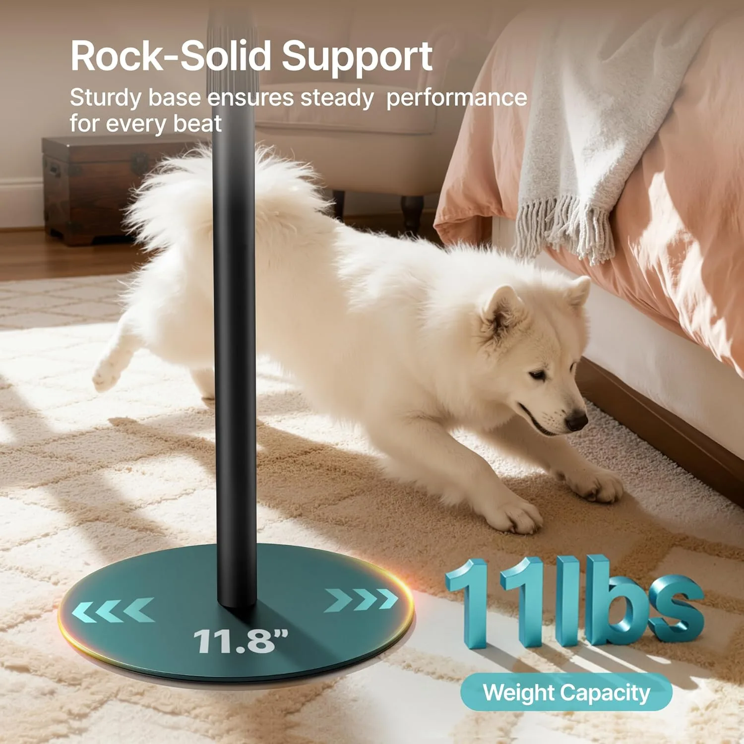 26.9"-42.6" Speaker Stands Compatible with Sonos Era 300 and 100, 2 Pack
