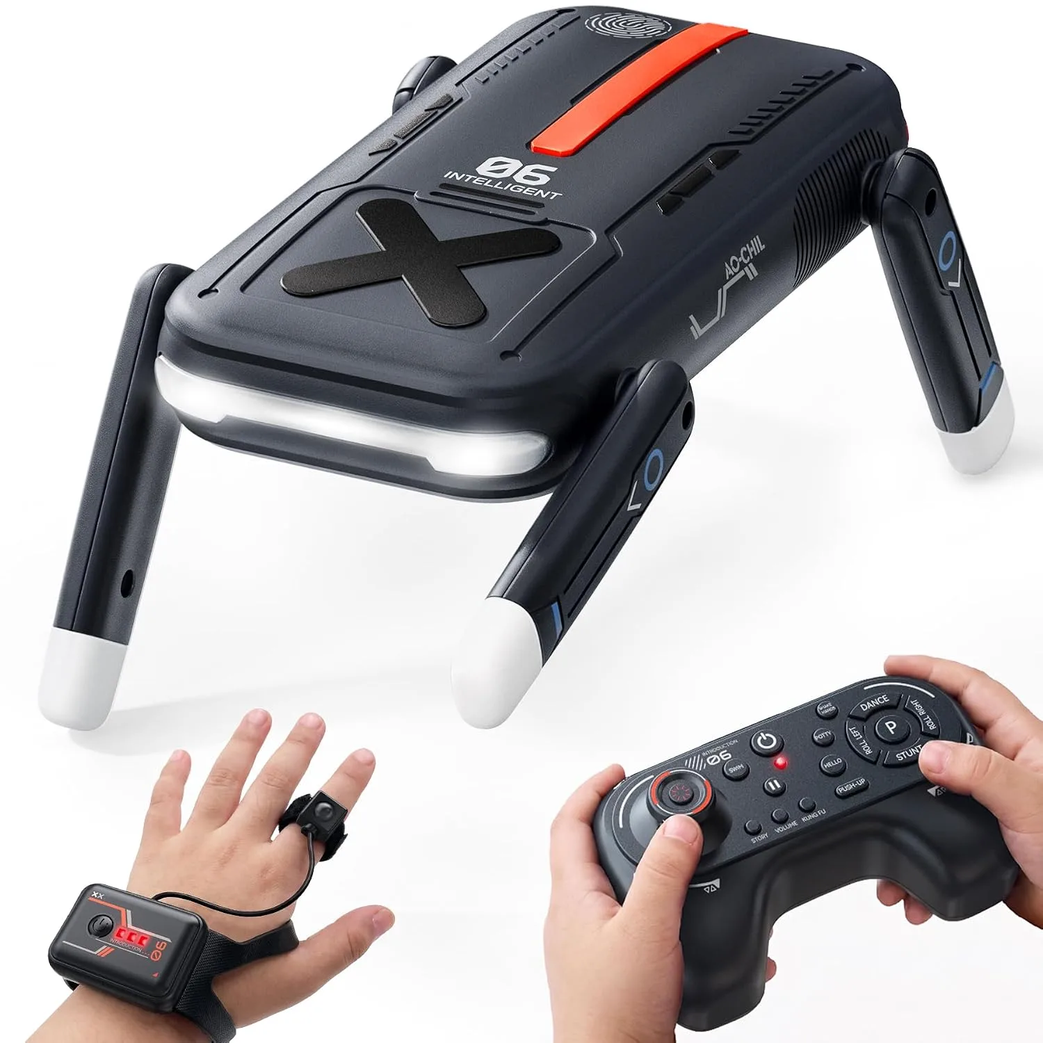 Ruko R1 Mini Robot Dog, 4-Way Stunt Flip & Self-Righting Robot Toys for Kid