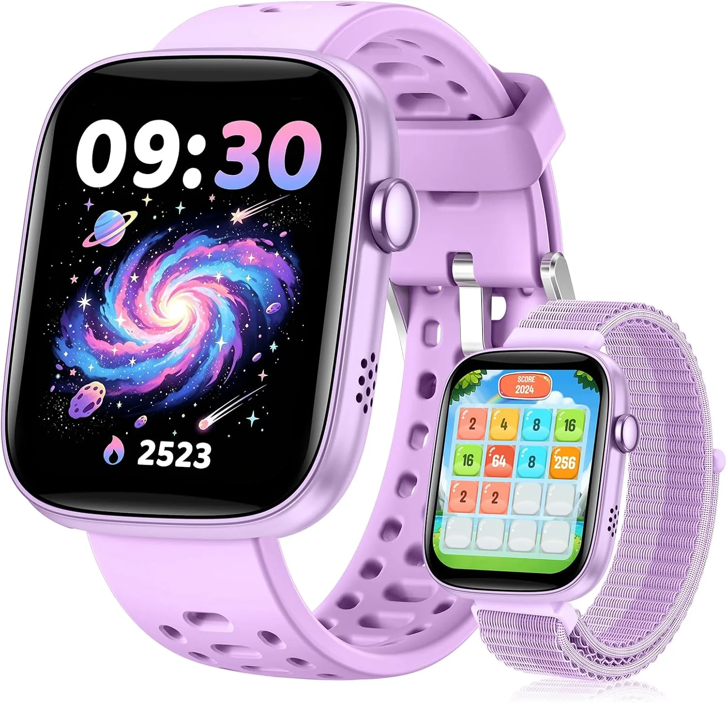 Smart Watch for Kids No Phone Need, Fitness Tracker Watch Puzzle Game 2Band