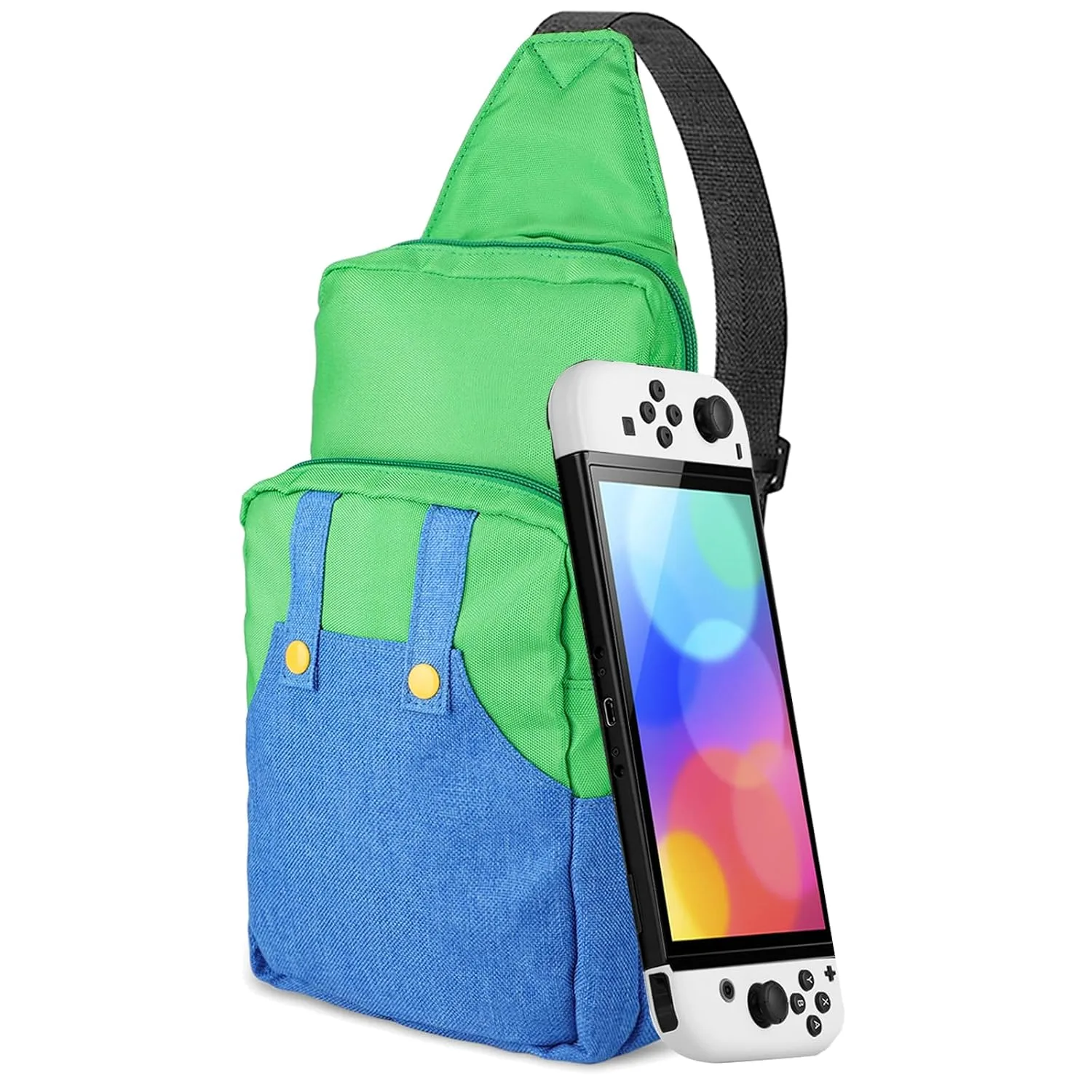 Bolso de viaje para Nintendo Switch Vadaxx verde