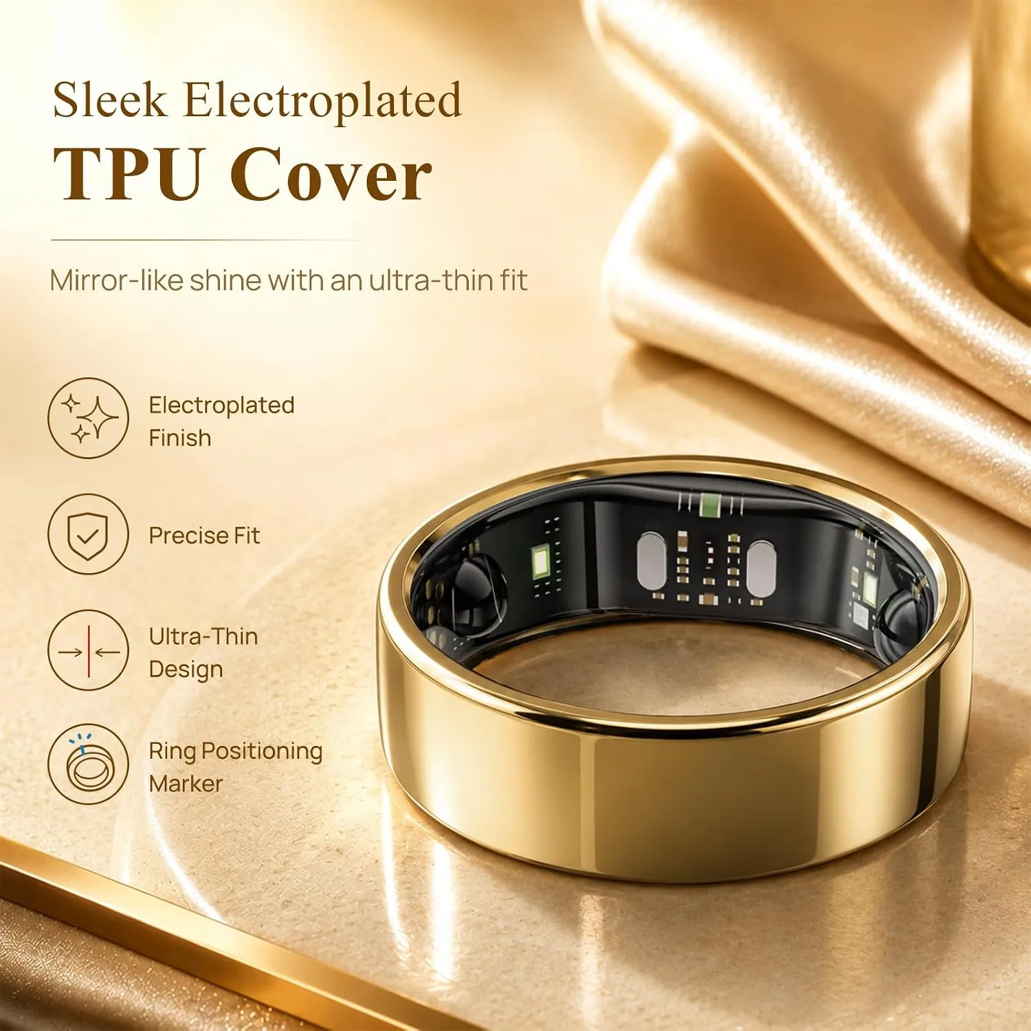 3 Pack Ring Cover Compatible with RingConn Gen 3/ Gen 2/ Gen 2 Air