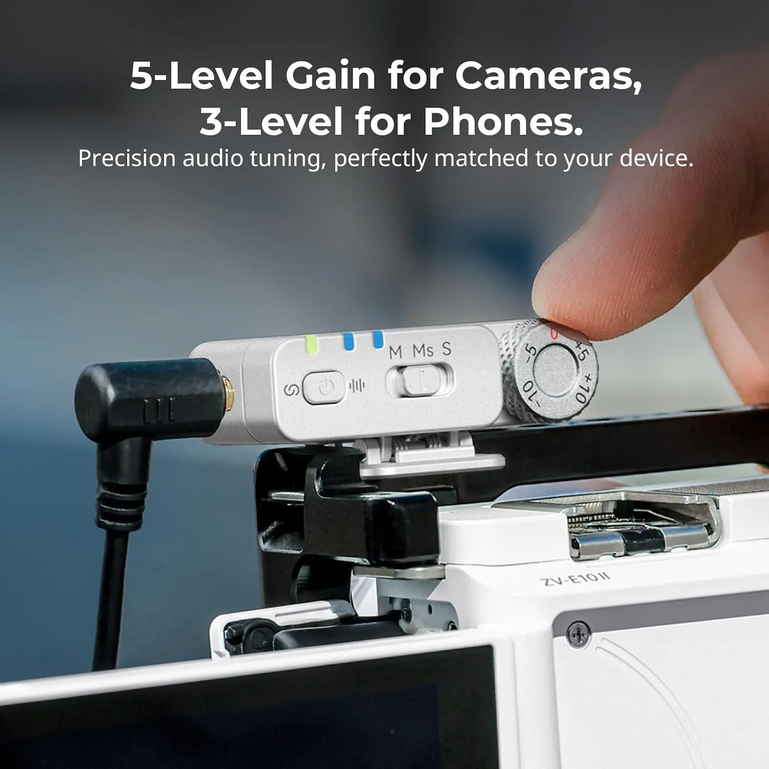 SmallRig Wireless Mic S70 (2 TX + 2 RX + Charging Case) - White