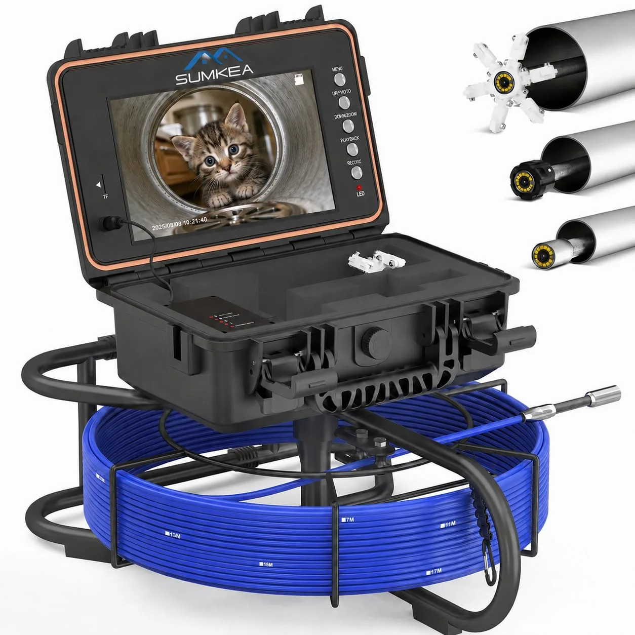 Sewer Camera, 165ft Drain Inspection Borescopes Snake for Homeowner