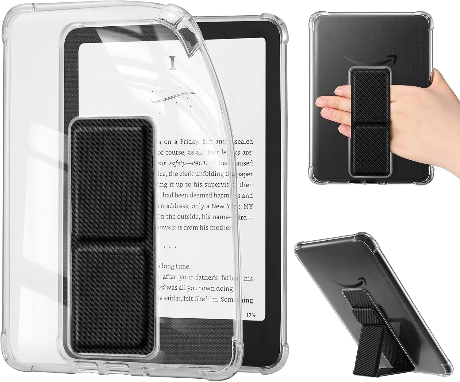 iDLEHANDS Clear Case for 7" Kindle Paperwhite 12th Gen & Kindle Colorsoft