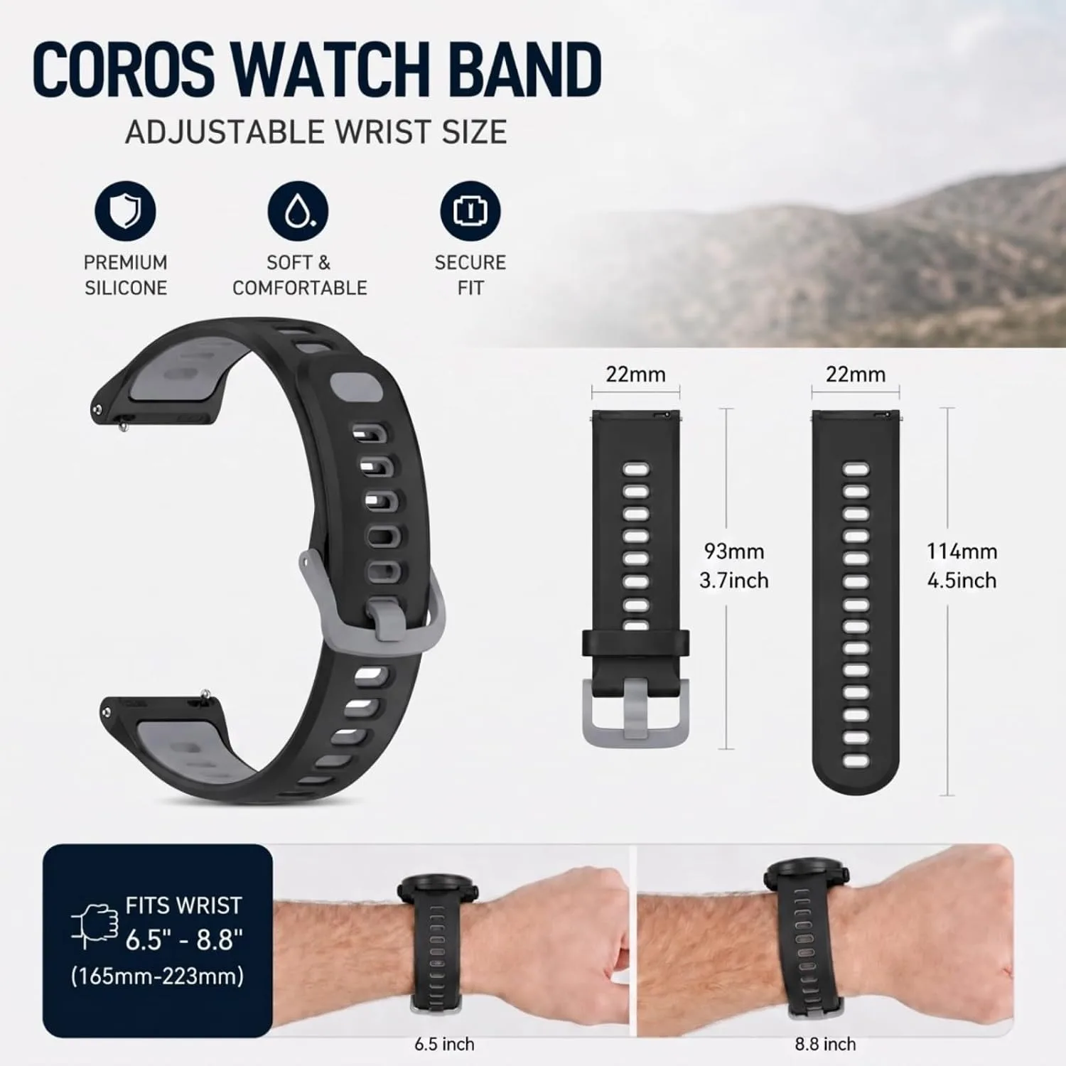 Watch Band for COROS PACE 3/PACE 4/PACE Pro