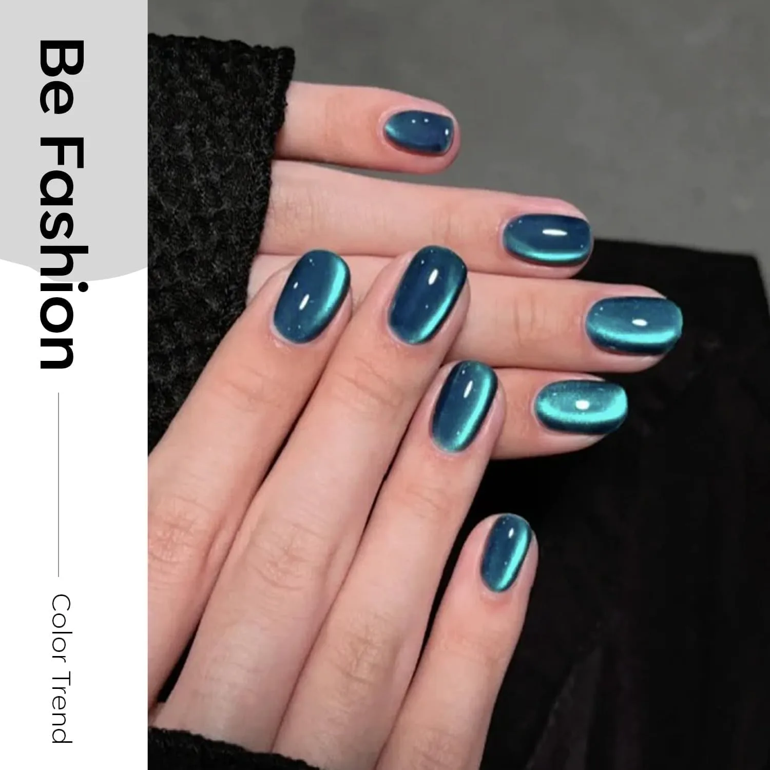 modelones Cat Eye Gel Nail Polish Silk Blue Cat Eye Gel Polish