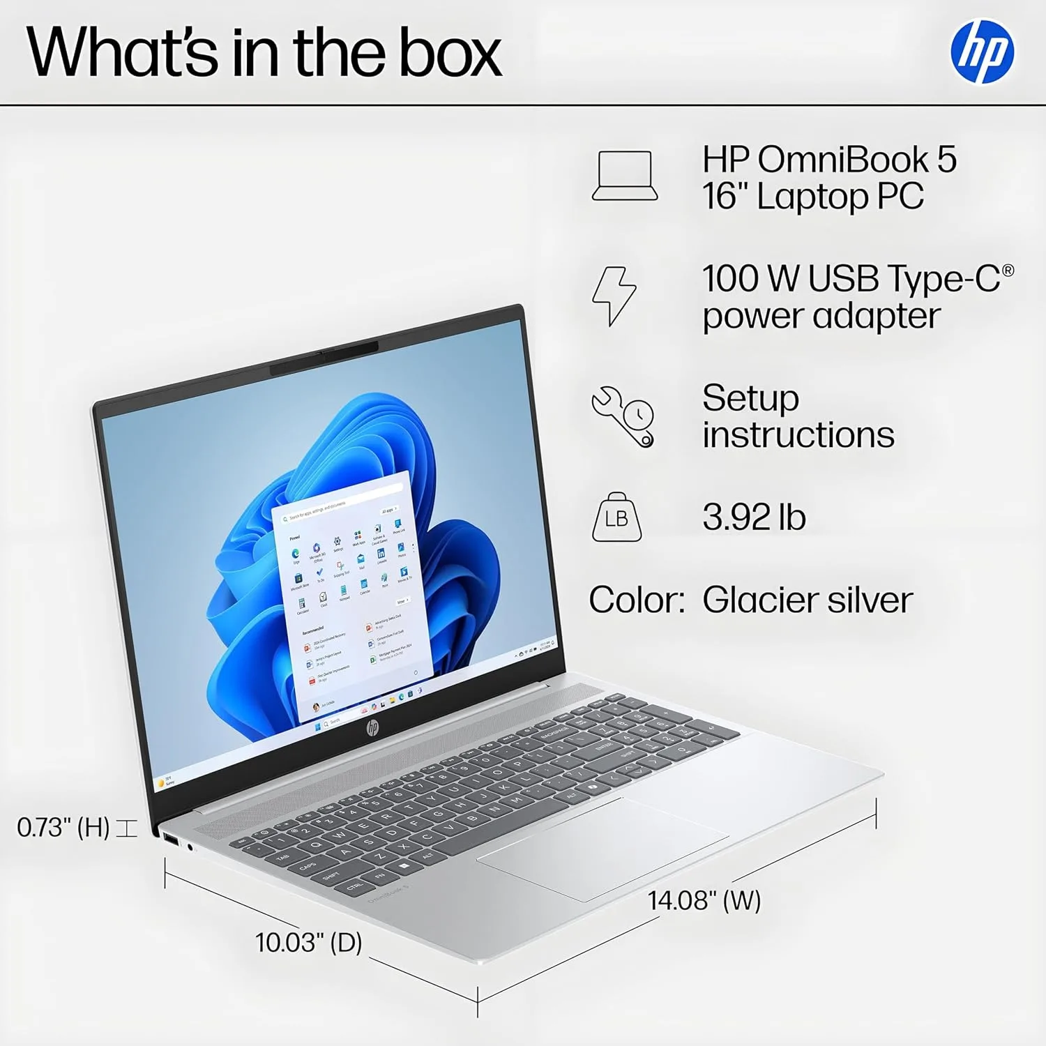 HP 14" Laptop Computer 2026, Intel N150 CPU, Office 365, EXT 500GB HDD