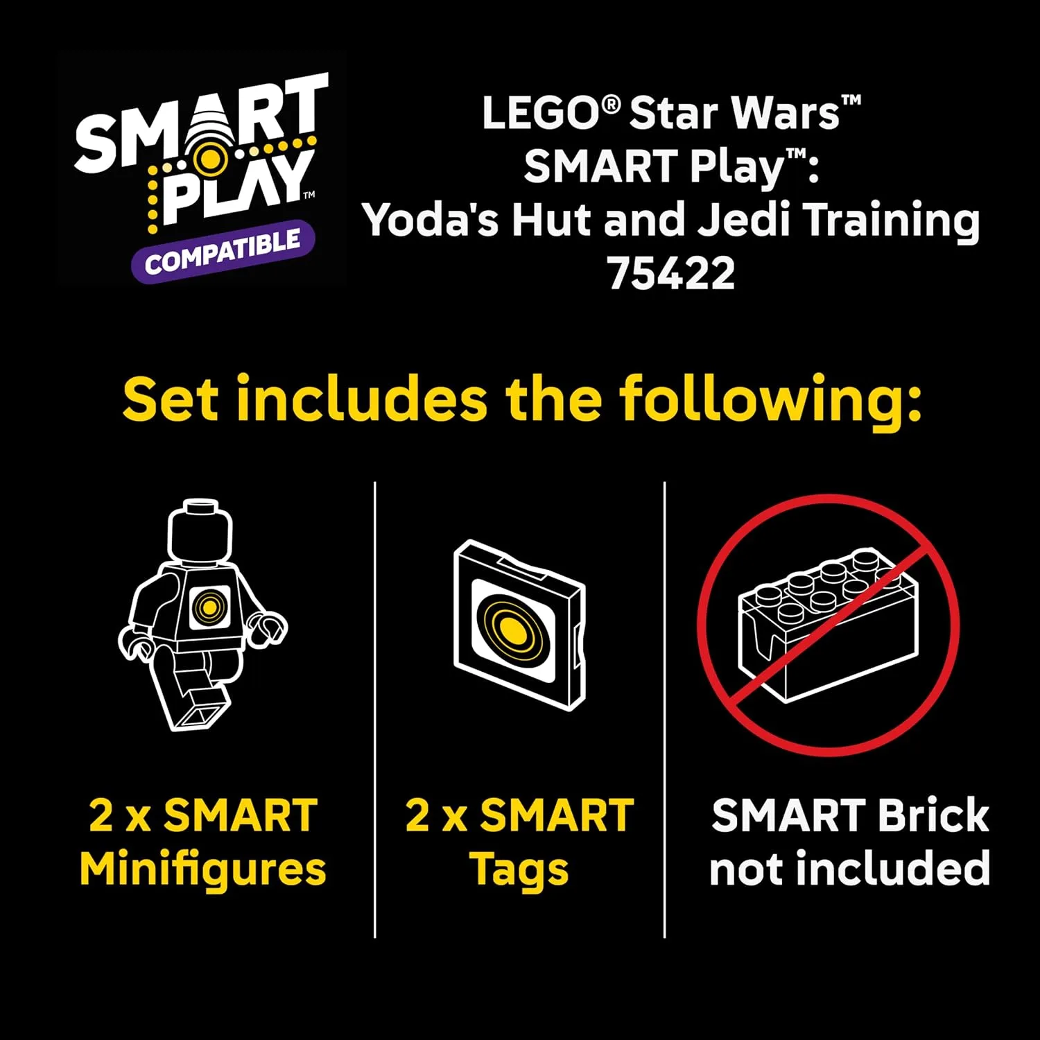 LEGO Star Wars SMART Play: Yoda’s Hut and Jedi Training 75422