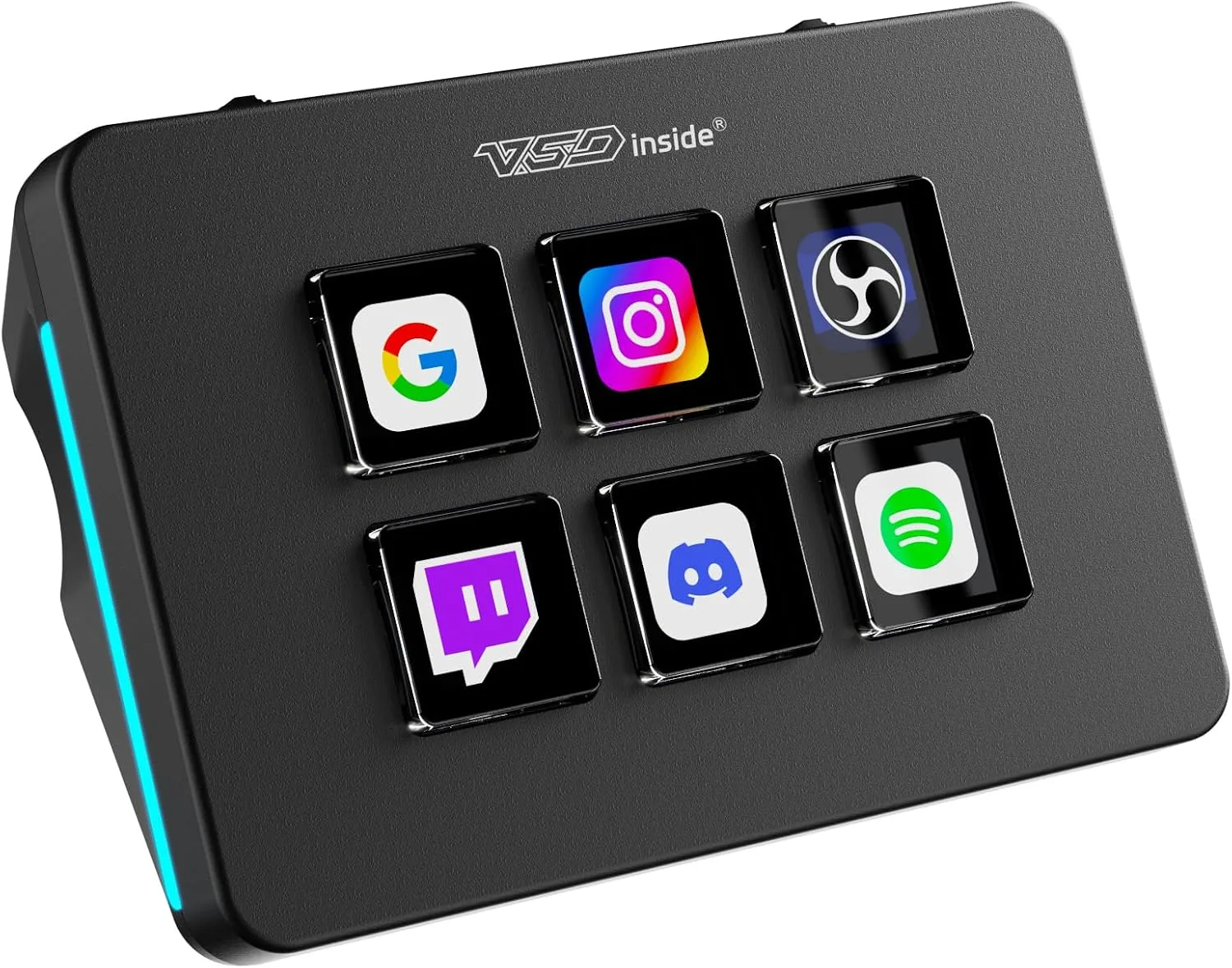 VSD Mini Macro Pad Shortcut Keypad, Stream Controller Streaming Deck