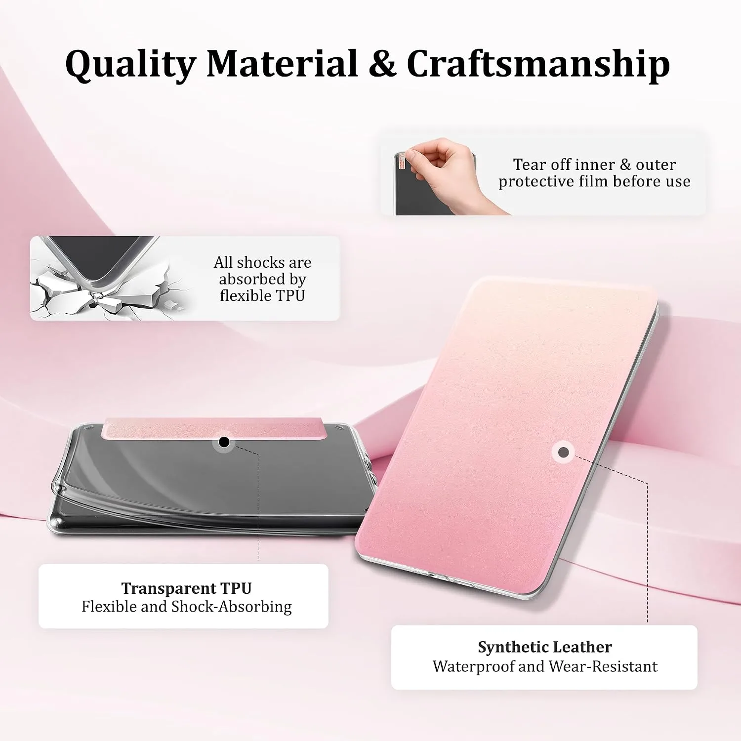 SESENSE Magnetic Case for 7'' Kindle Paperwhite 12th Gen 2024 & Colorsoft