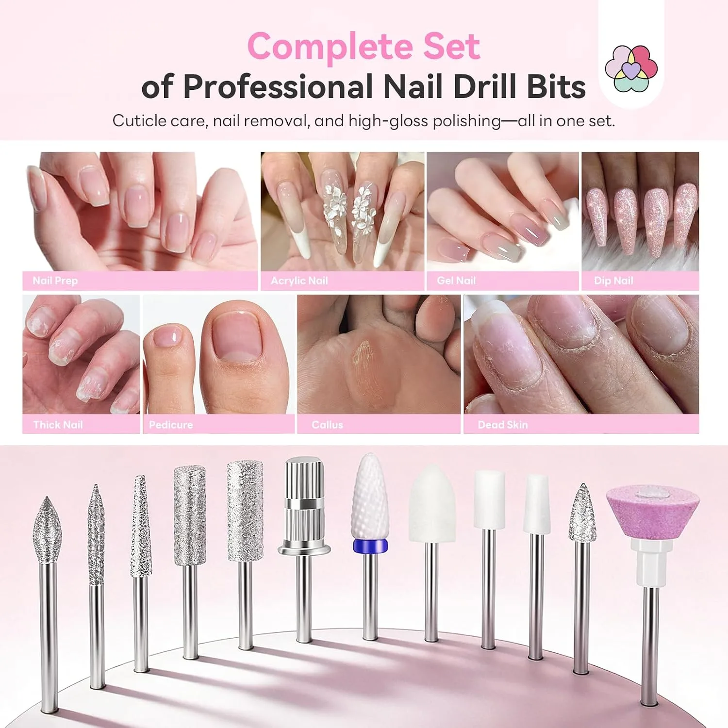 SAVILAND Fast Removal Nail Drill 40000RPM Electric Nail Machine for Acylic