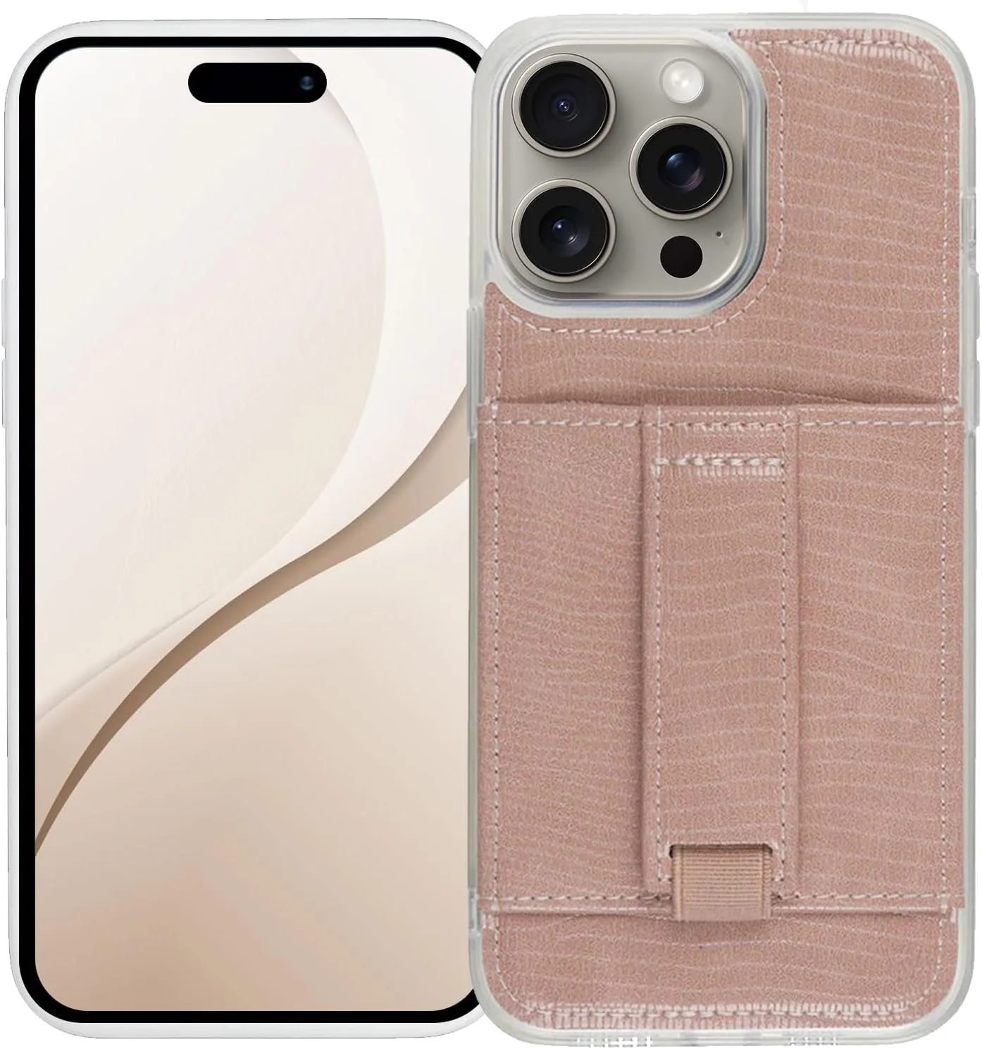 Walli Cases Wallet Phone Case for iPhone 13 Pro Max, Card Holder Kickstand