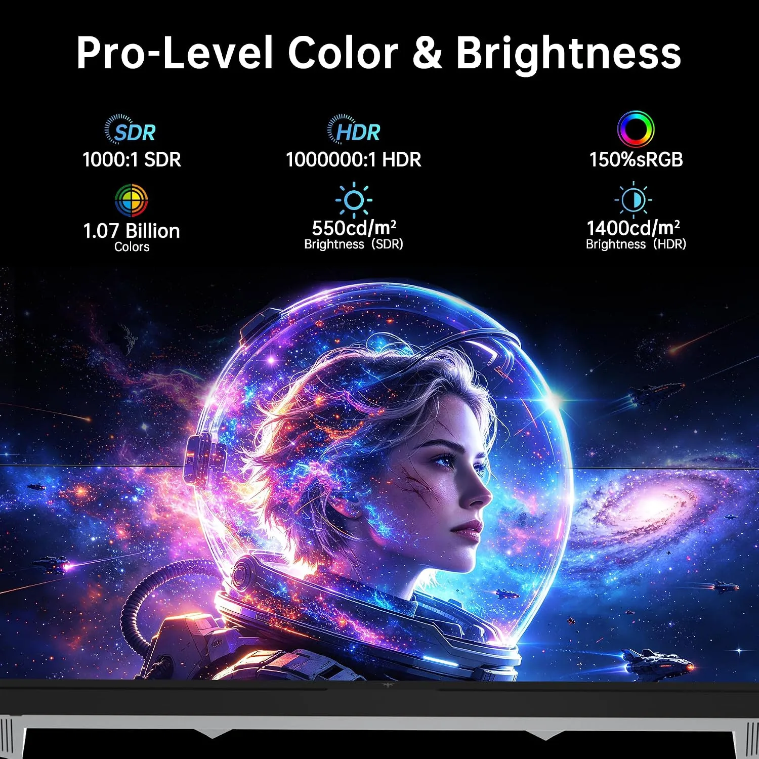 KTC M27P6S 27 Inch 4K Mini-LED Gaming Monitor, 2304-Zone Dual Mode 320Hz