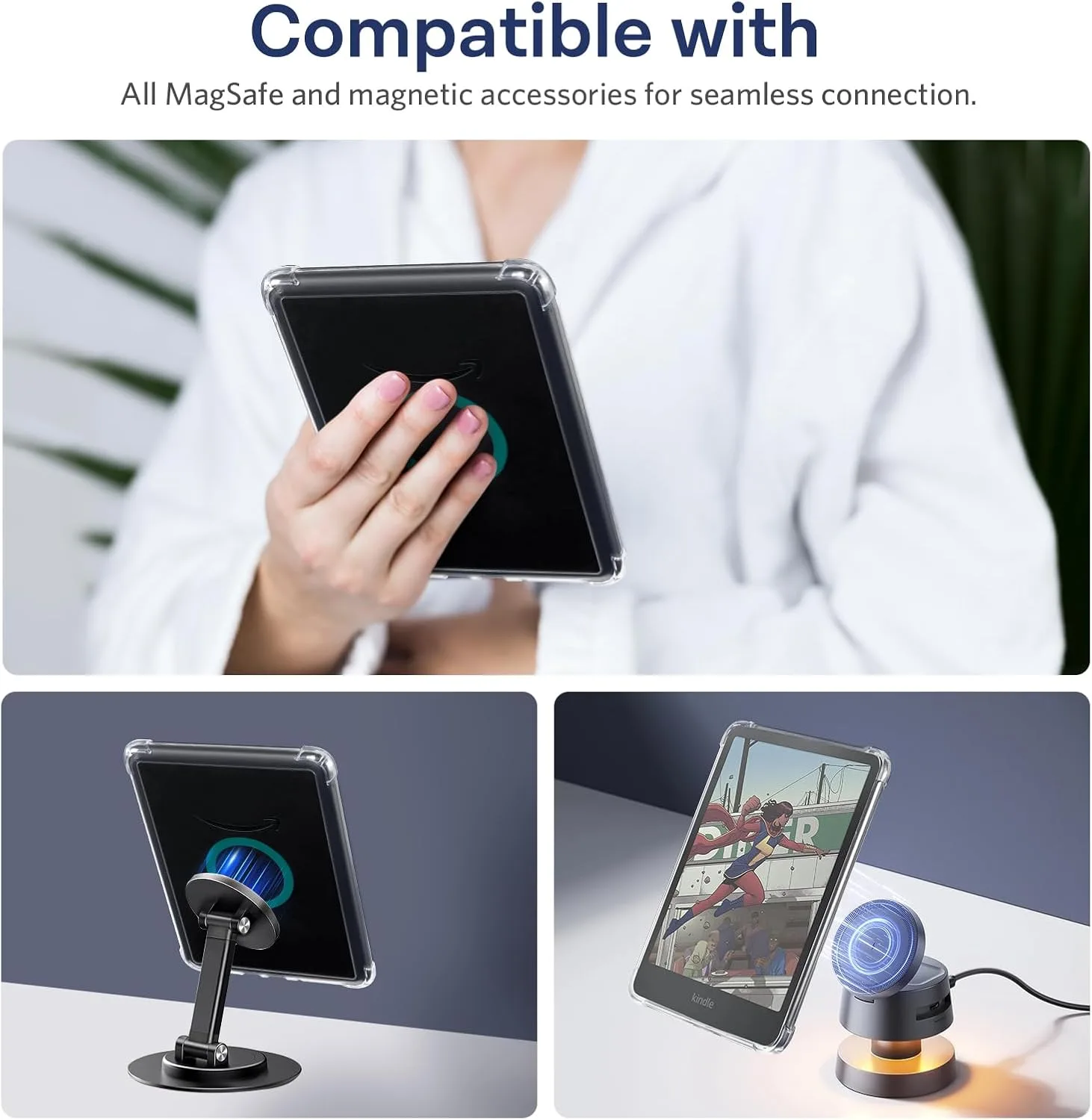 CoBak 7" Magnetic Clear Case, not for iPad(A072512)