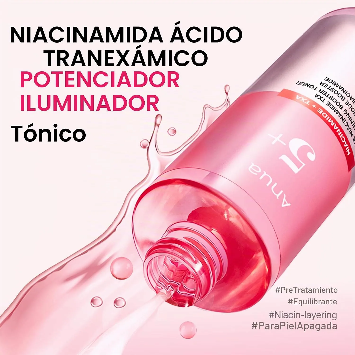 ANUA Niacinamide Tranexamic Acid Brightening Booster Toner, 8.45 fl oz