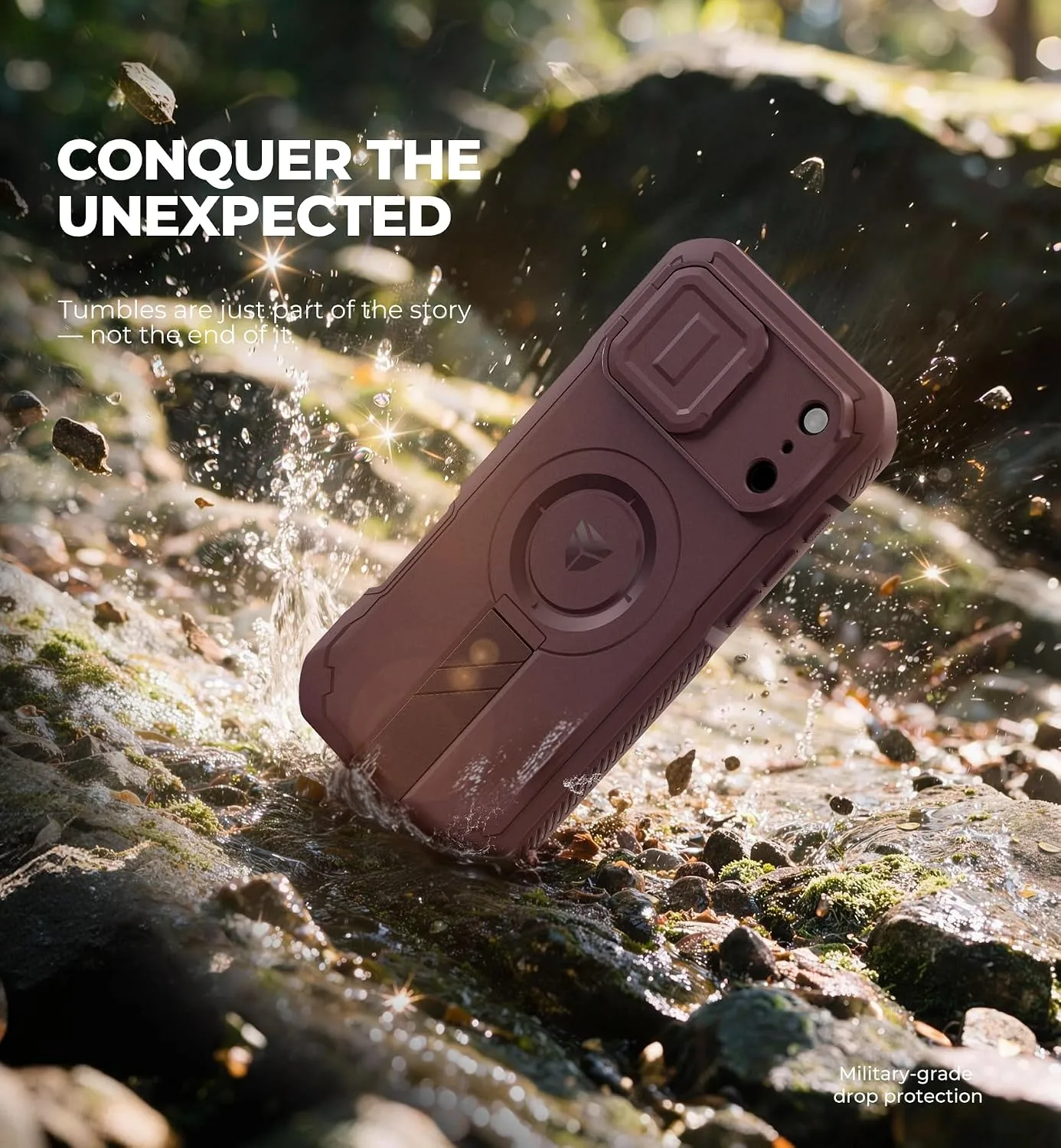 Dexnor for iPhone 18 Pro Max Case/iPhone 17 Pro Max Case, Wine Red