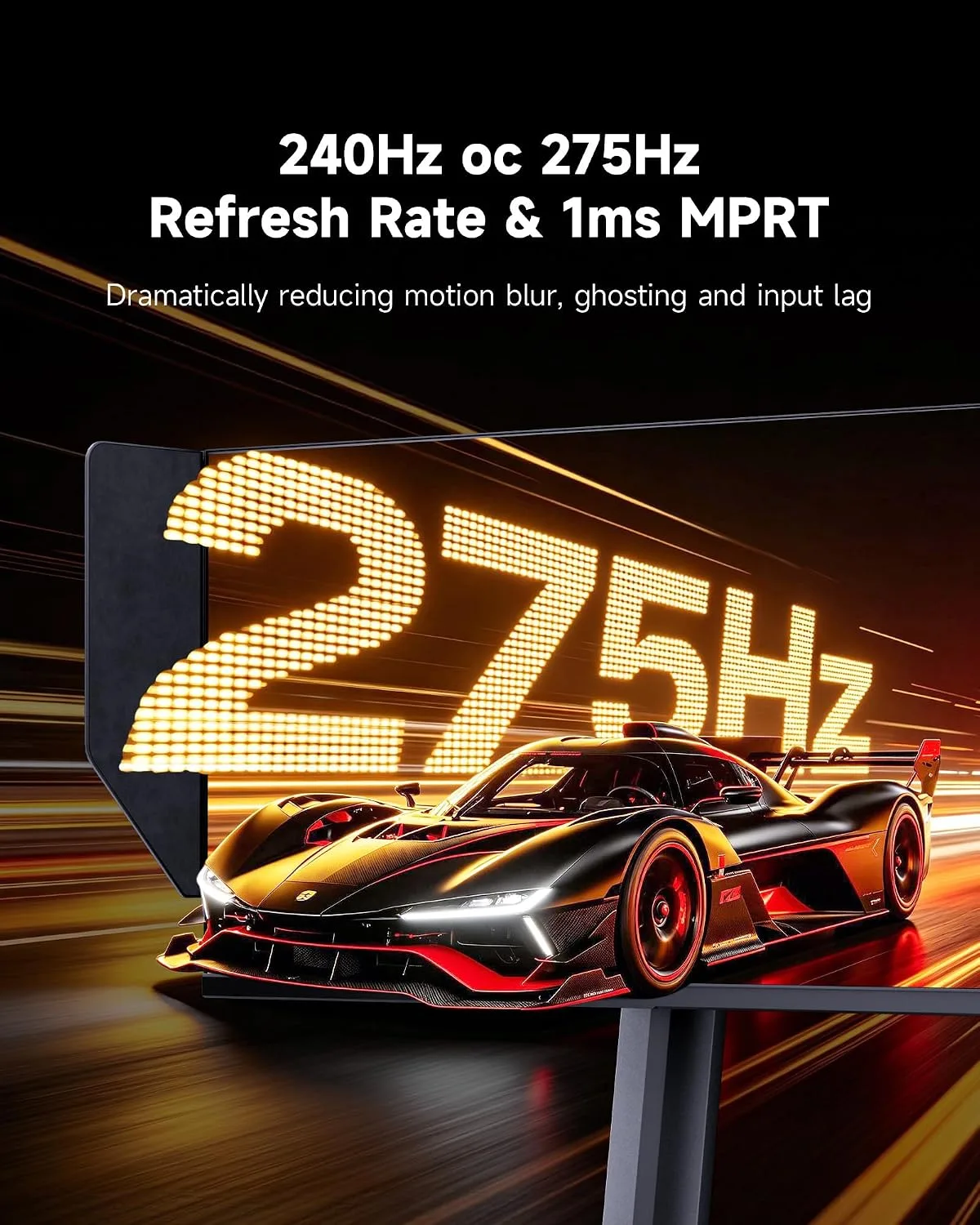 KTC 27 Inch 2K 240Hz Gaming Monitor (OC 275Hz), Fast IPS, 27M1 PRO