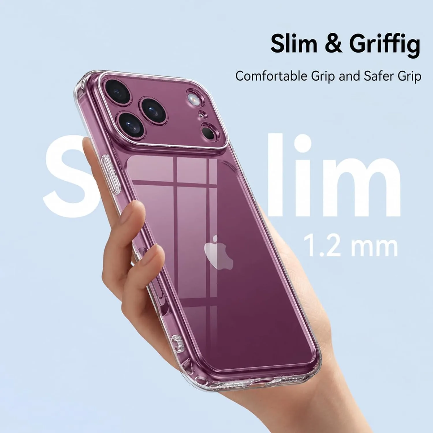 YINLAI Case for iPhone 18 Pro Max / 17 Pro Max 6.9-Inch,Crystal Clear