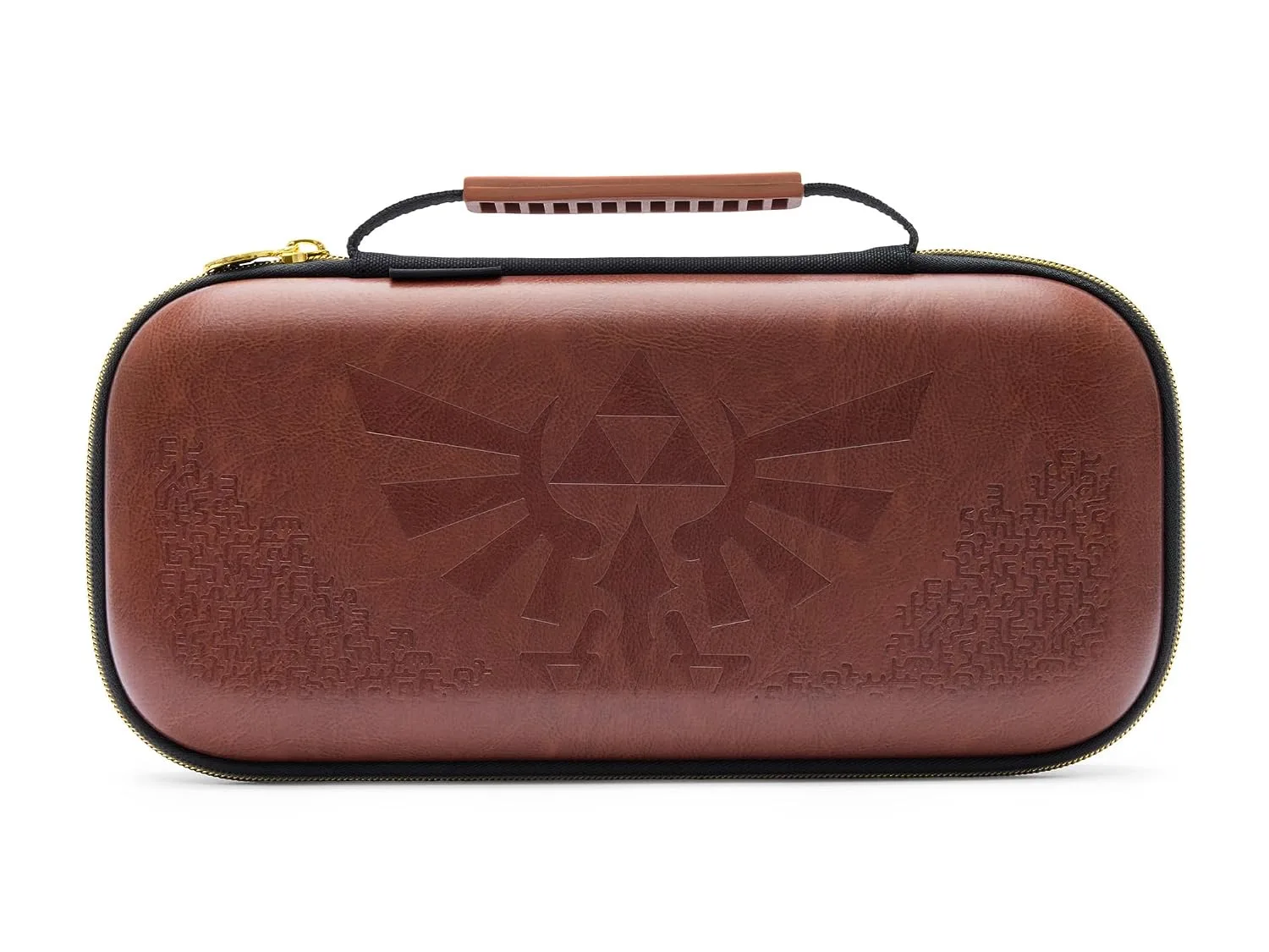 PowerA Protection Case for Nintendo Switch 2 - Zelda Hyrule Crest, Officially Licensed, Protective Storage, Holds up to 9 Game Cards and 2 microSD Express Cards, Integrated Play Stand