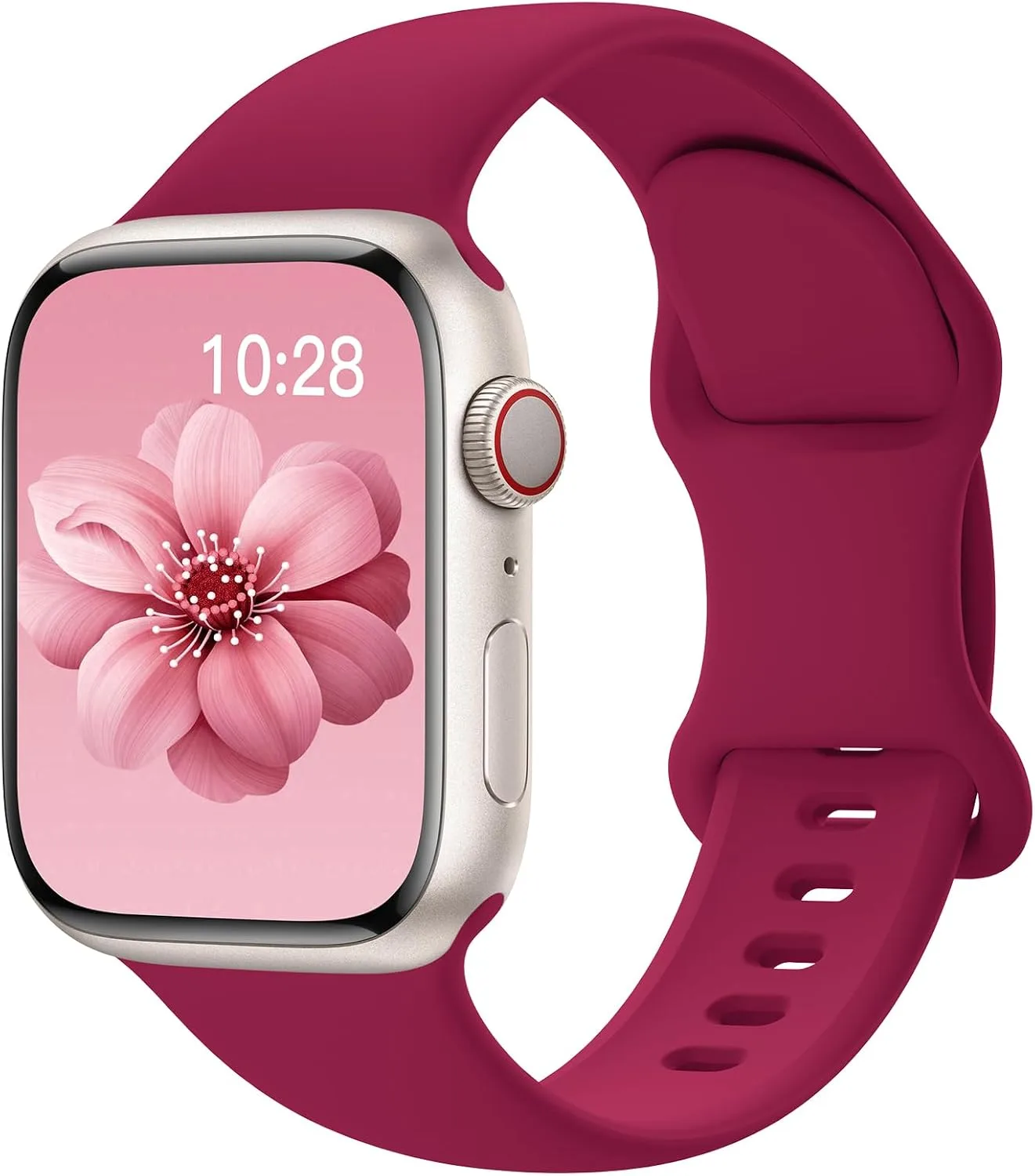 Correa de silicona Sport compatible con Apple Watch Supernana