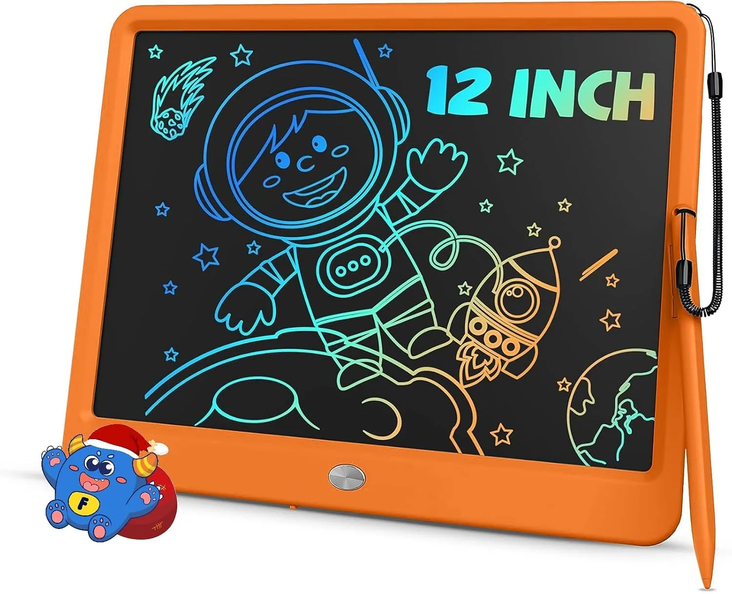 Tableta de Escritura LCD 12" Tekfun para Niños 5-8 años Naranja