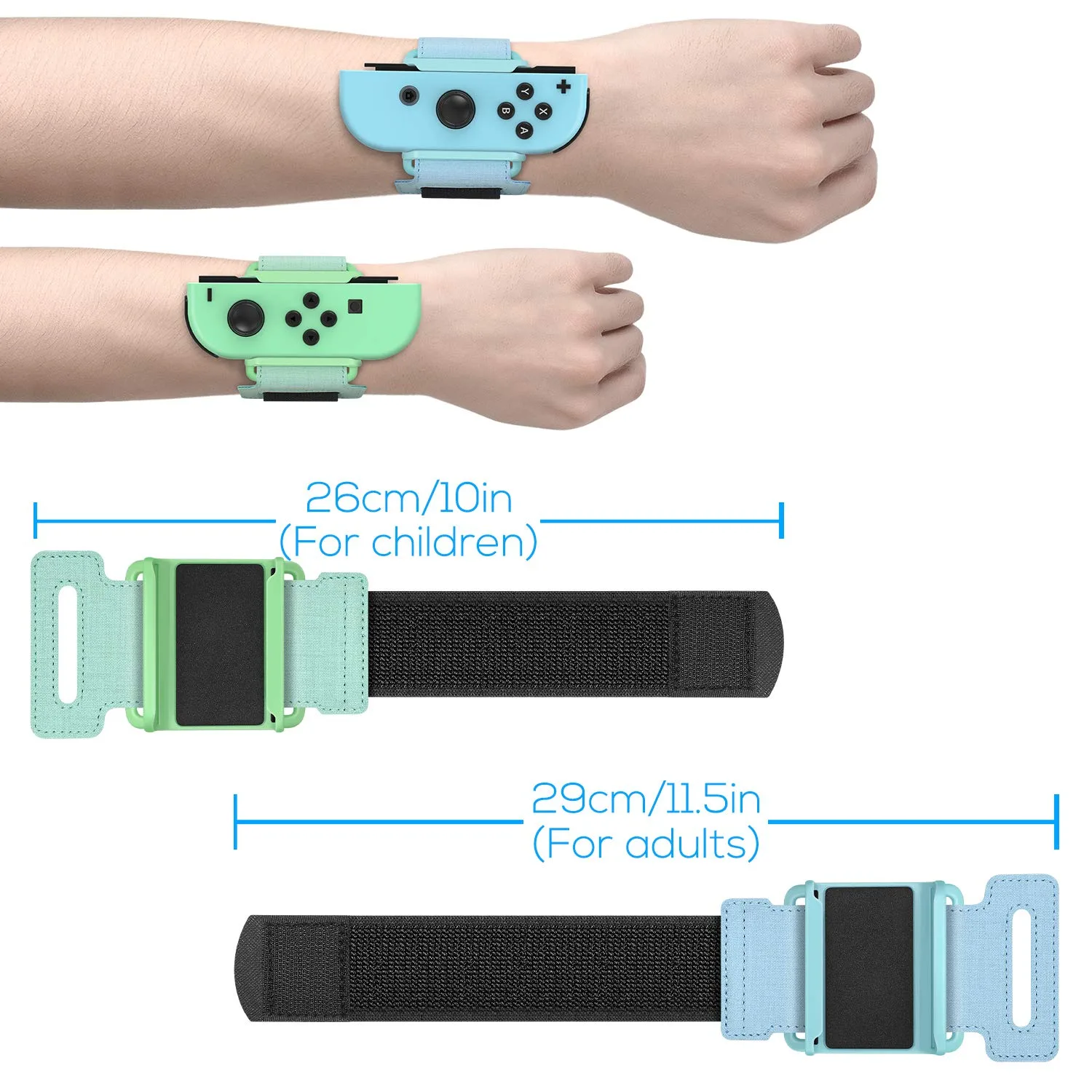 FASTSNAIL Wrist Bands for Nintendo Switch/OLED for Just-Dance Games- 2 Pack