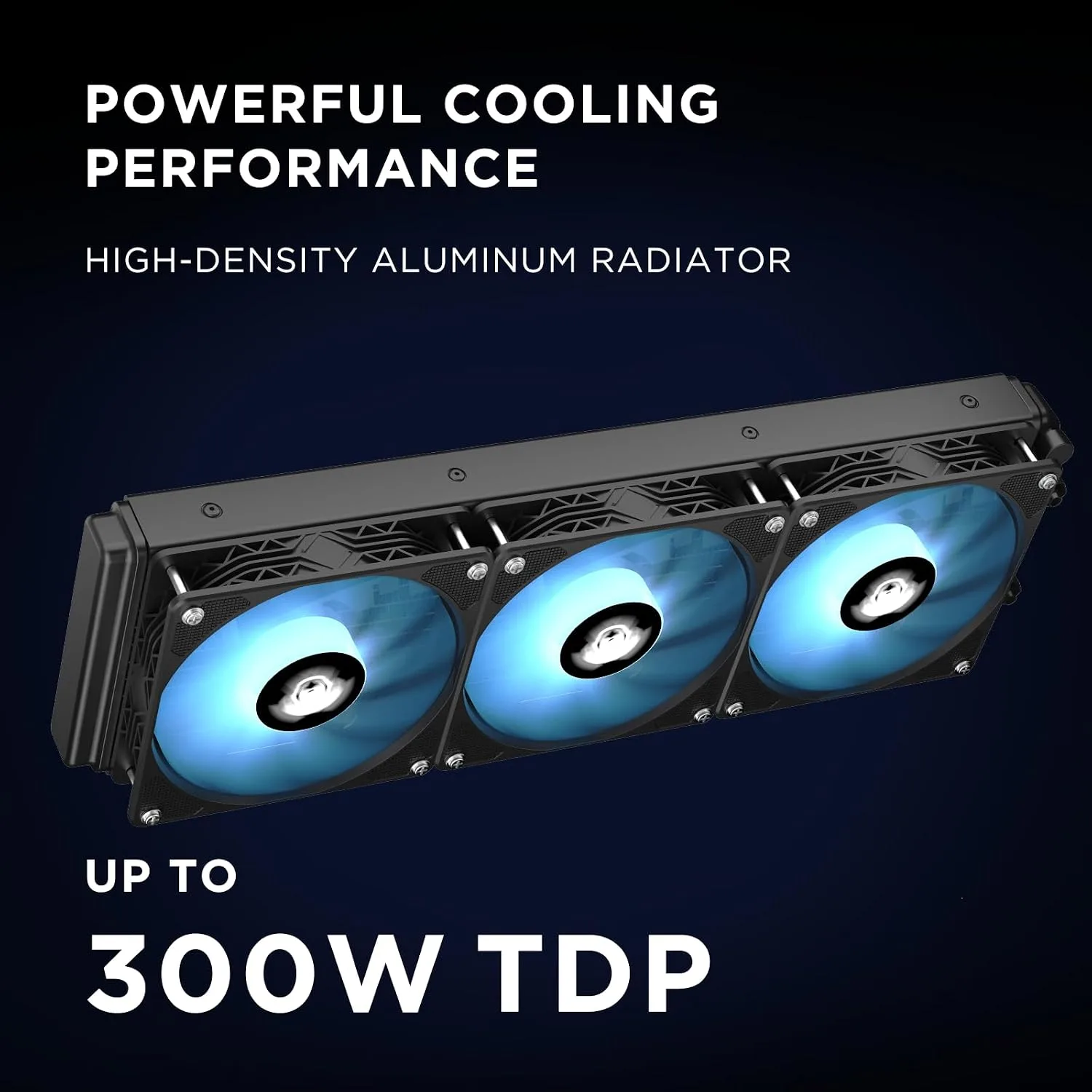 TK1 ARGB Water Cooling CPU Cooler,800-2000RPM ARGB PWM Fans,for Intel LGA115X/1200/1700/1366/2011/2066,for AMD:FM2/FM2+/AM3/AM3+/AM4/AM5 (Black-360mm)