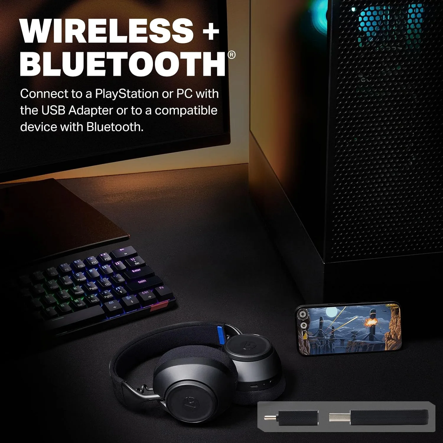 PowerA LucidSound LS500P Wireless Gaming Headset for PlayStation - Black
