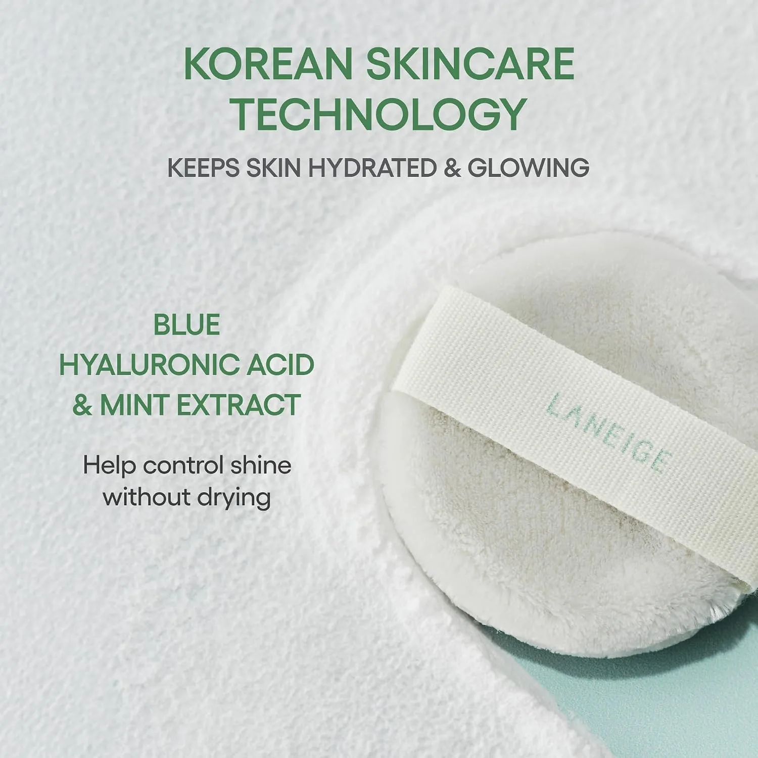 LANEIGE Neo Blurring Powder: Korean Oil-Control Compact with Pore Blurring, Smoothing Finish & Travel-Friendly, No-Spill Packaging