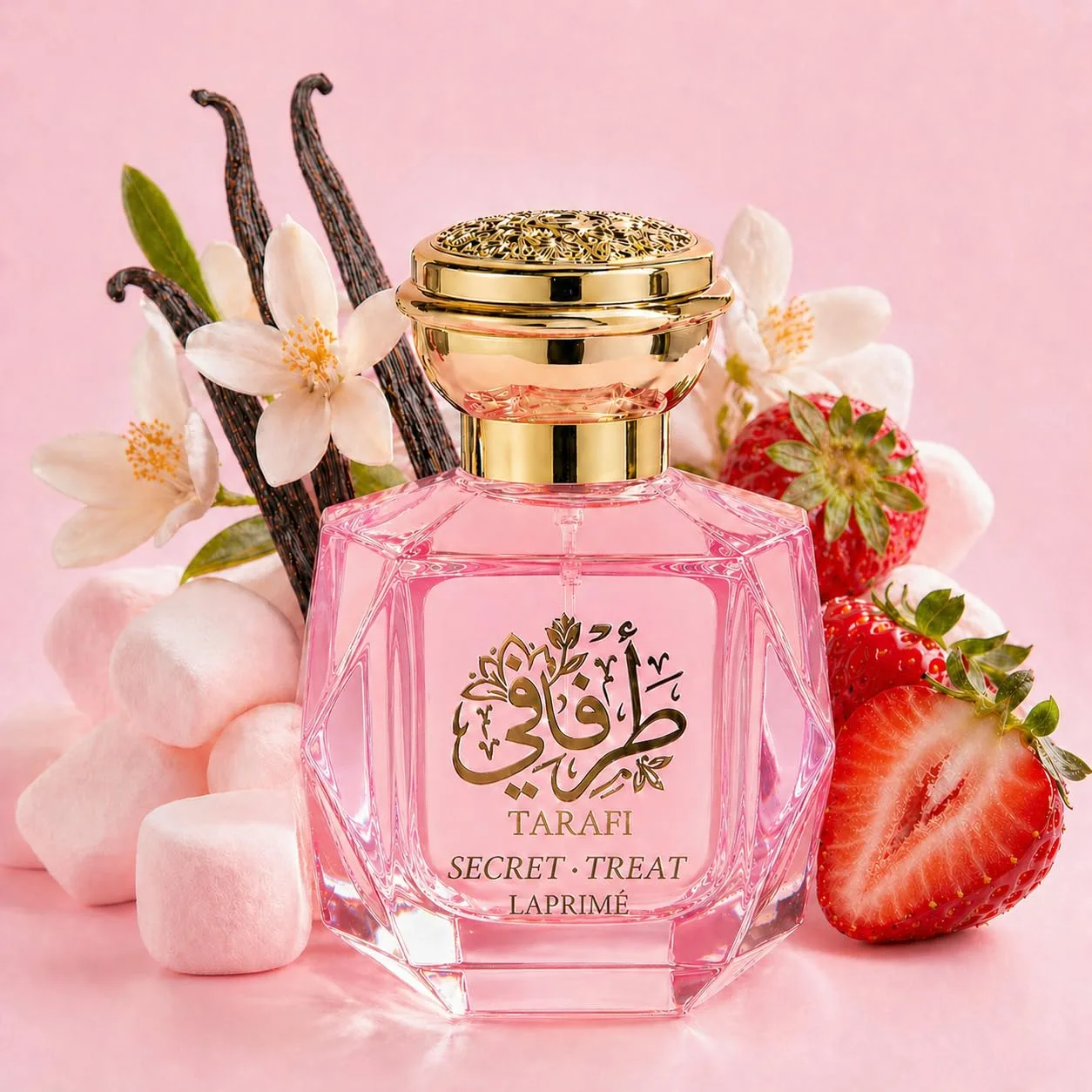 Tarafi SECRET TREAT Perfume | Inspired by KA.YALI Yum Boujee Marshmallow 81 | Vanilla, Gourmet, Creamy, Viral Perfume | Eau de Parfum 100ml (3.4 oz) | Long Lasting Fragrance for Women Gifts