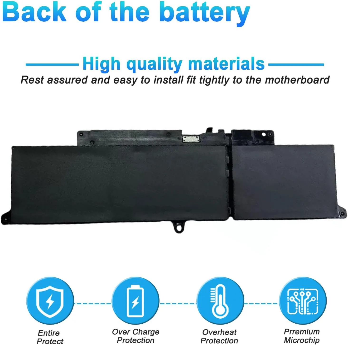 45Wh 55JWC CGR5V Laptop Battery Replacement for Dell Pro 14 Plus PB14255 14 Plus 2-in-1 PB14255 Series 0M9HTK 0RF5VP CGR5V 001WEF VMV83 11.25V 4000mAh