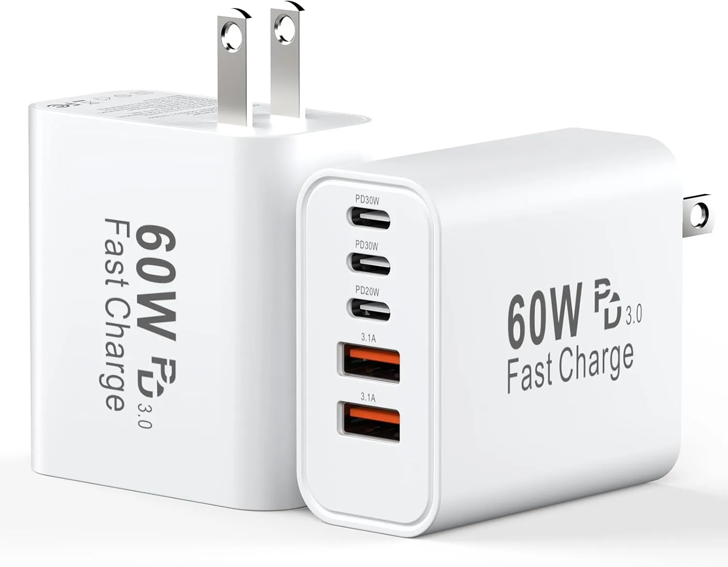 USB C Charger Block 60W iPhone 18 Pro Max Fast Charger USB Type C Wall Plug