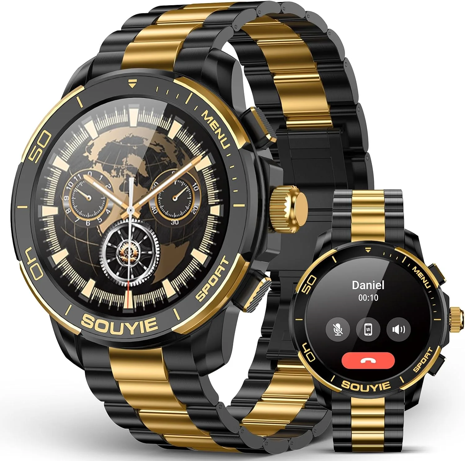 Smartwatch Souyie SW-7 Lux para Hombre 1.43" AMOLED Bluetooth