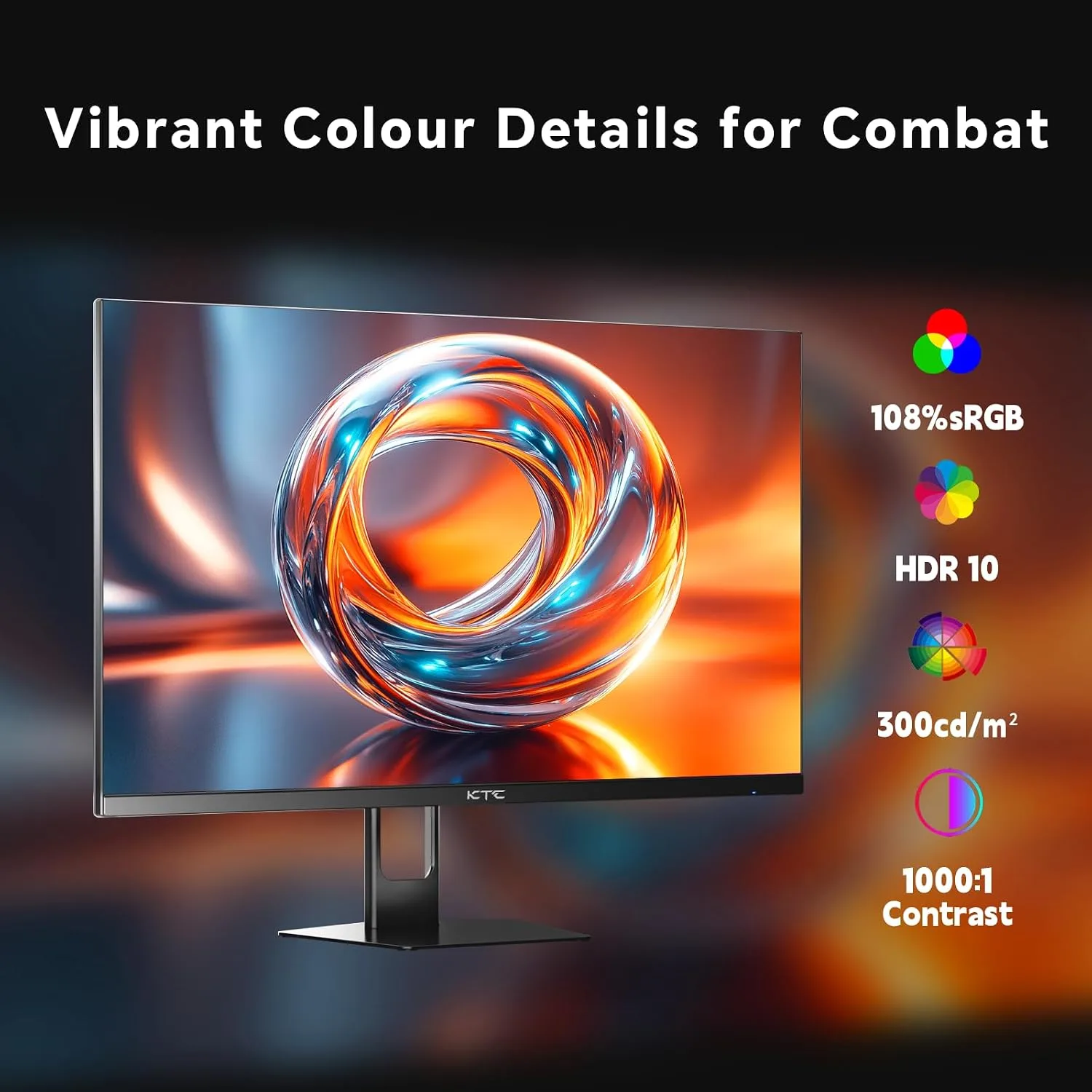 KTC 27 Inch 180Hz Gaming Monitor, FHD Fast IPS, H27F22