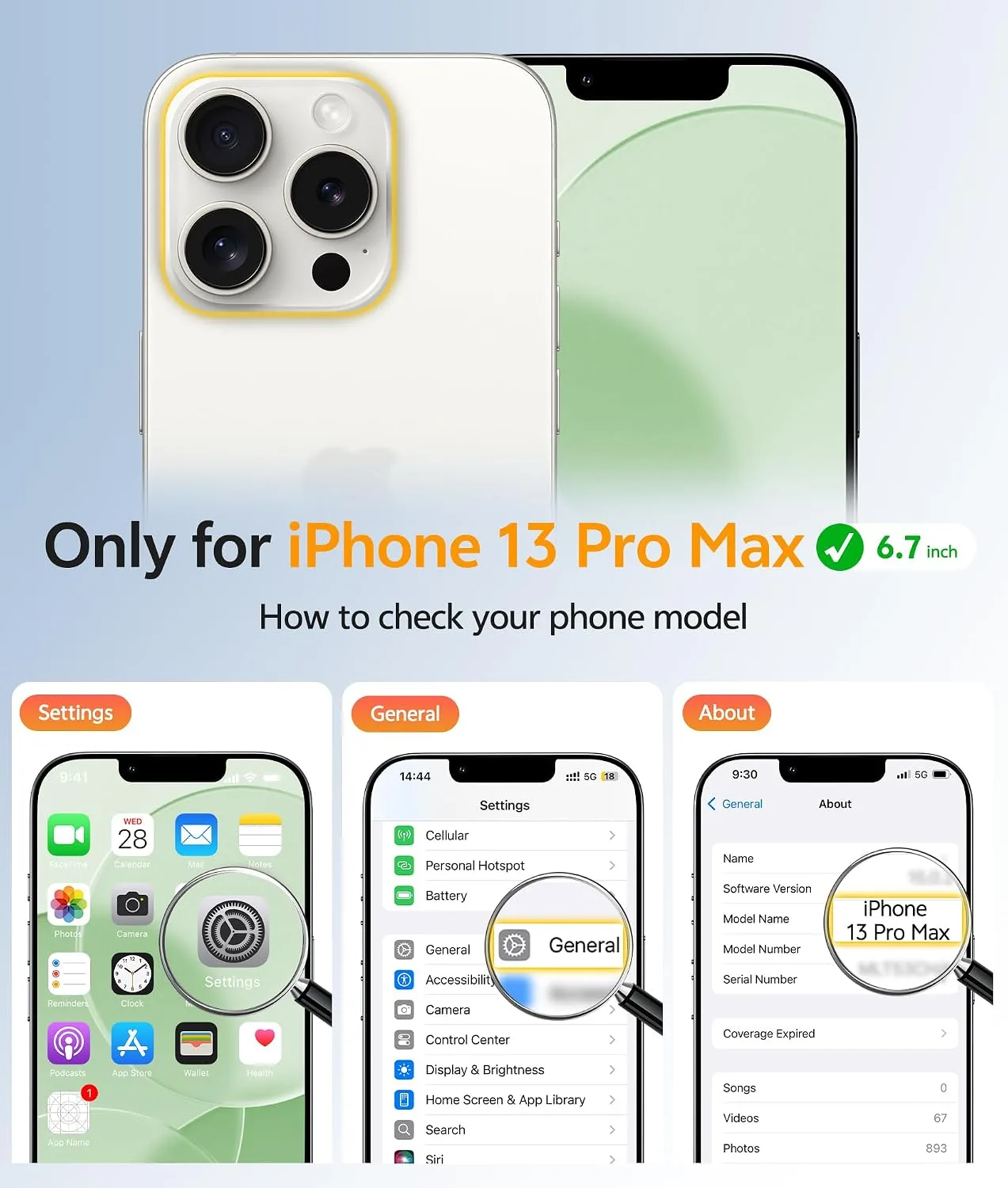 FNTCASE for iPhone 13 Pro Max Case, Fit for Magsafe, Light Moss
