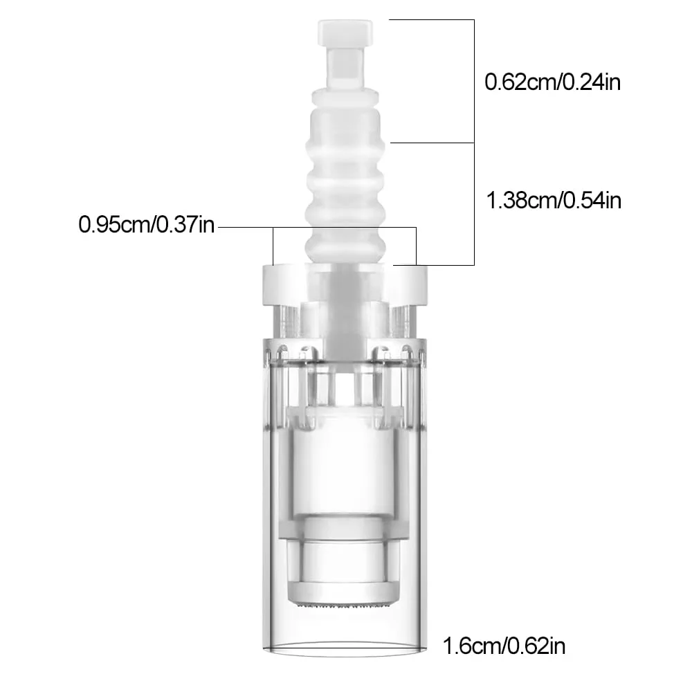 5pcs 5D Silicone Cartridges for Bayonet Microneedle Disposable Replacement N2 M5 M7 Microneedling Pen