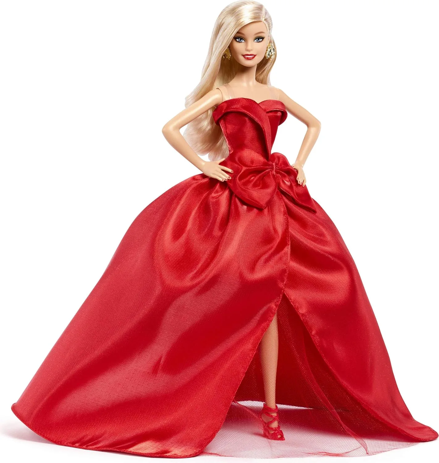 Barbie Signature 2026 Collectible Holiday Doll and Doll Stand