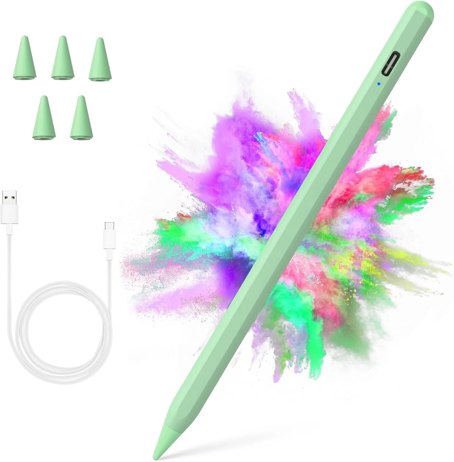 COO Stylus Pen for iPad Pro Air Mini 2018-2024, Palm Rejection Fast Charge