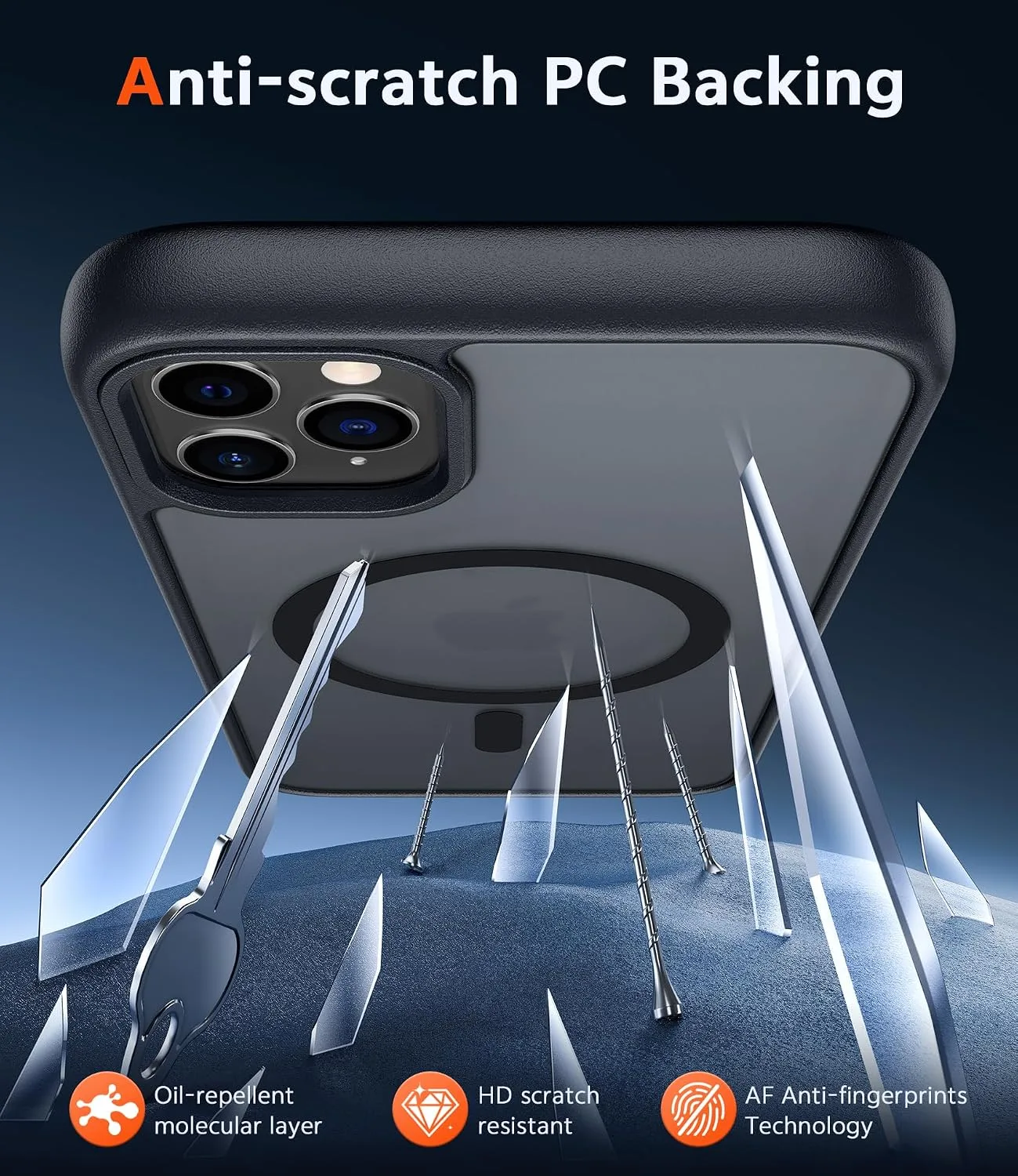 FNTCASE for iPhone 11 Pro-Max Case Matte Slim Compatible with Magsafe